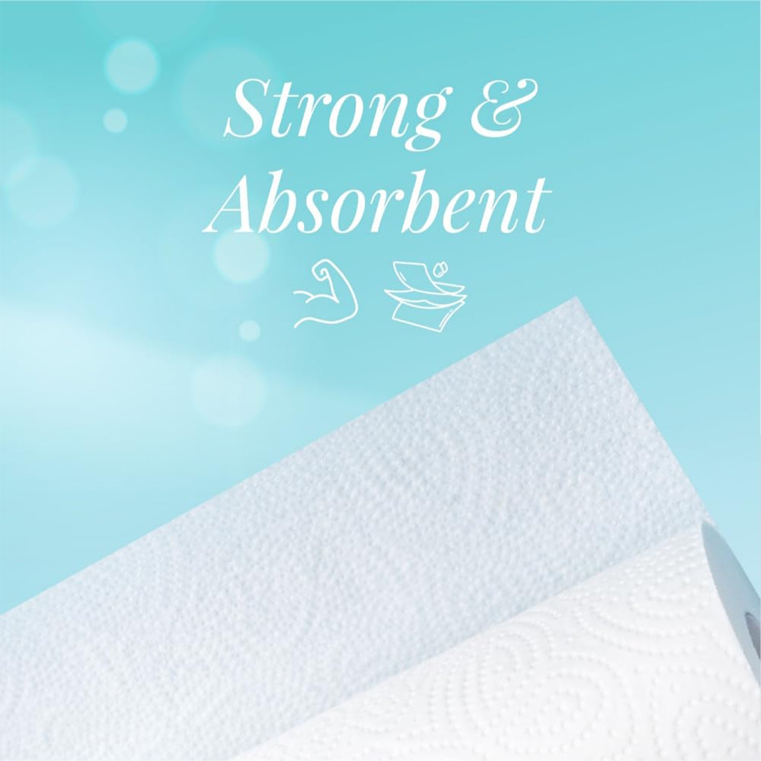 Freshee 4-roll pack of super-absorbent kitchen paper towels
