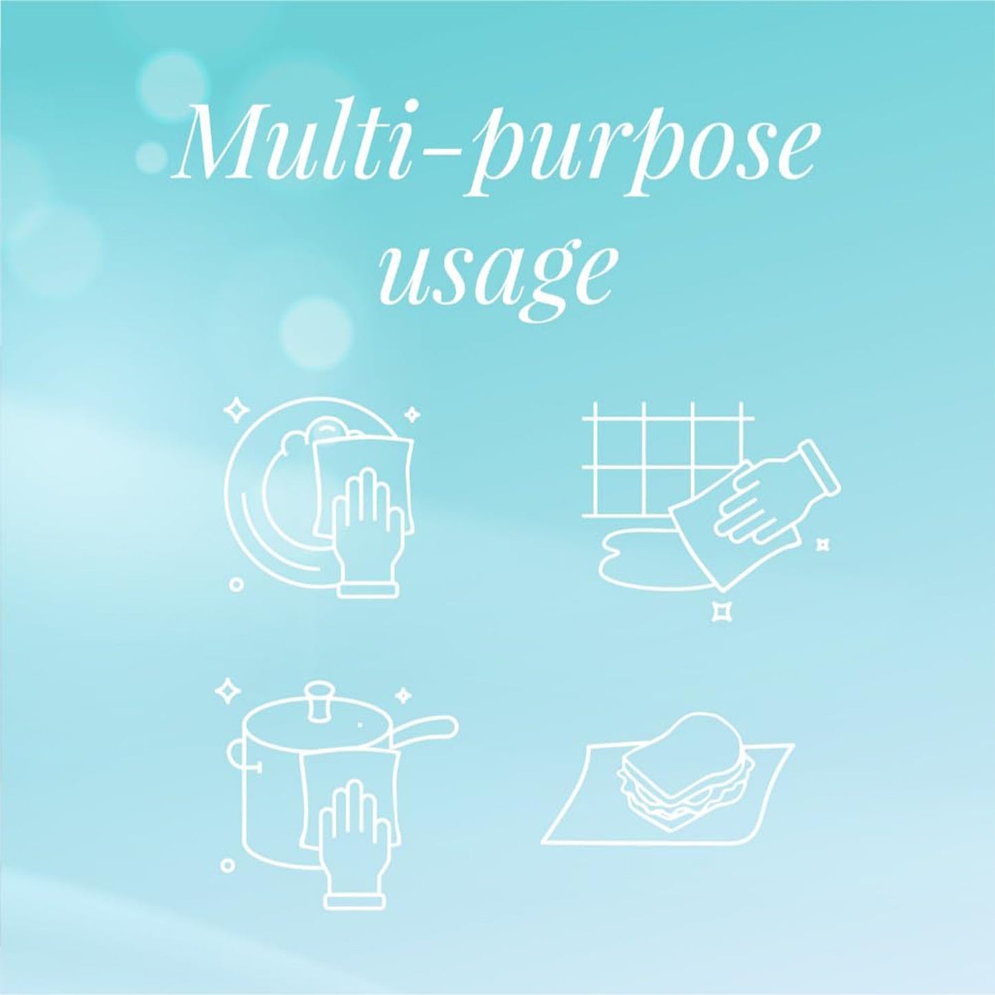 Single kitchen roll showing embossed absorbent paper texture