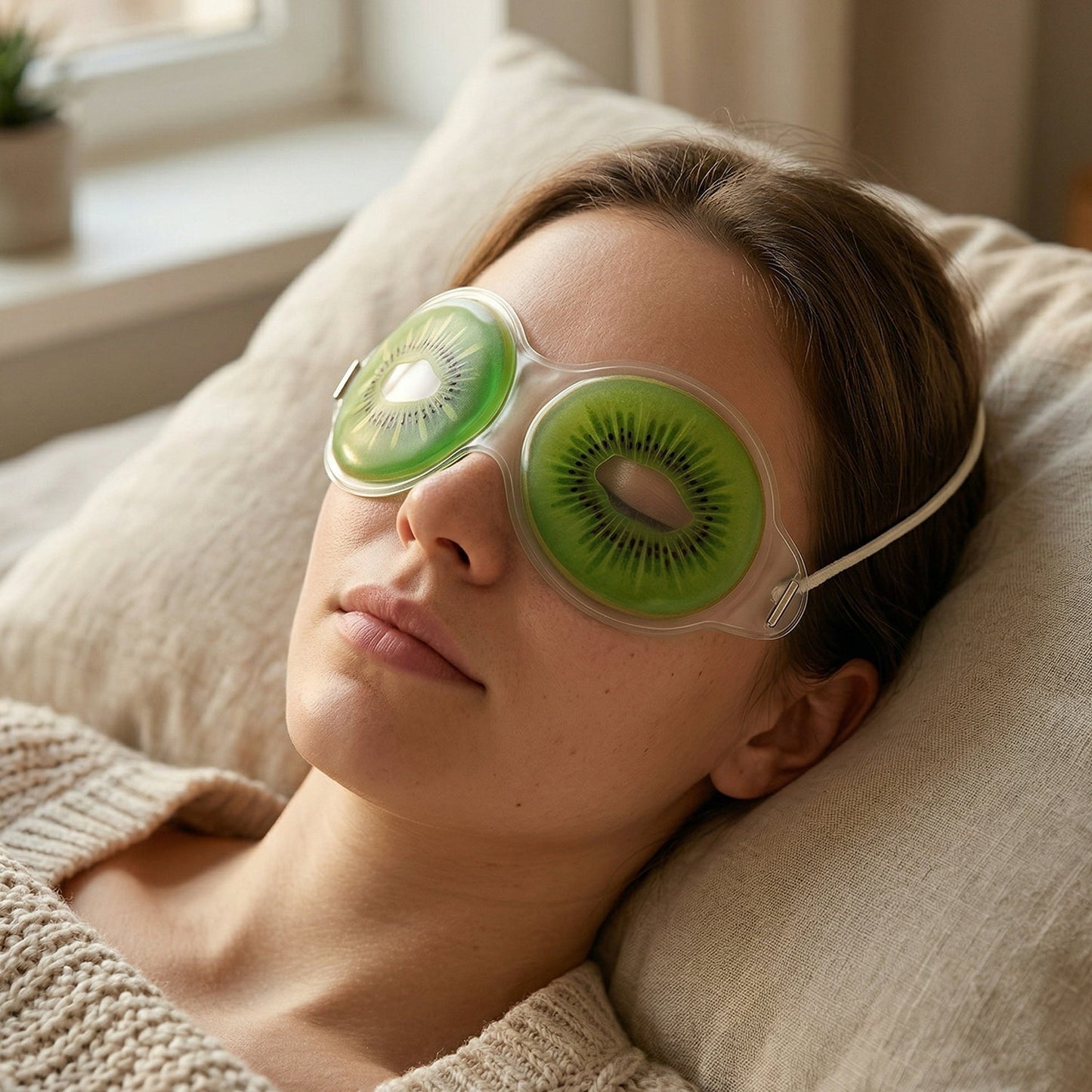 Colorful hydrogel eye mask with fun designs