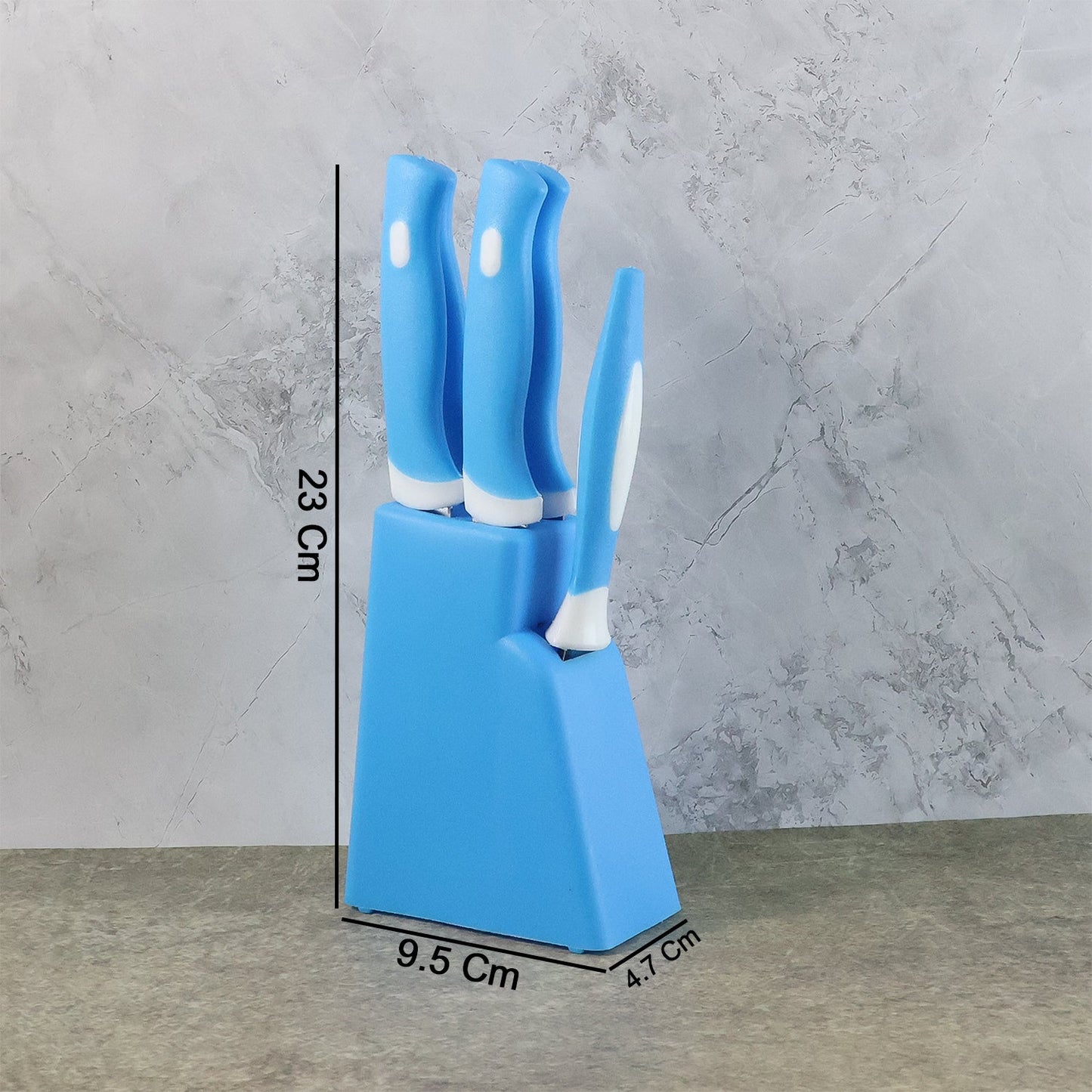 Sharp stainless steel knife blades ready for precise chopping and slicing tasks.