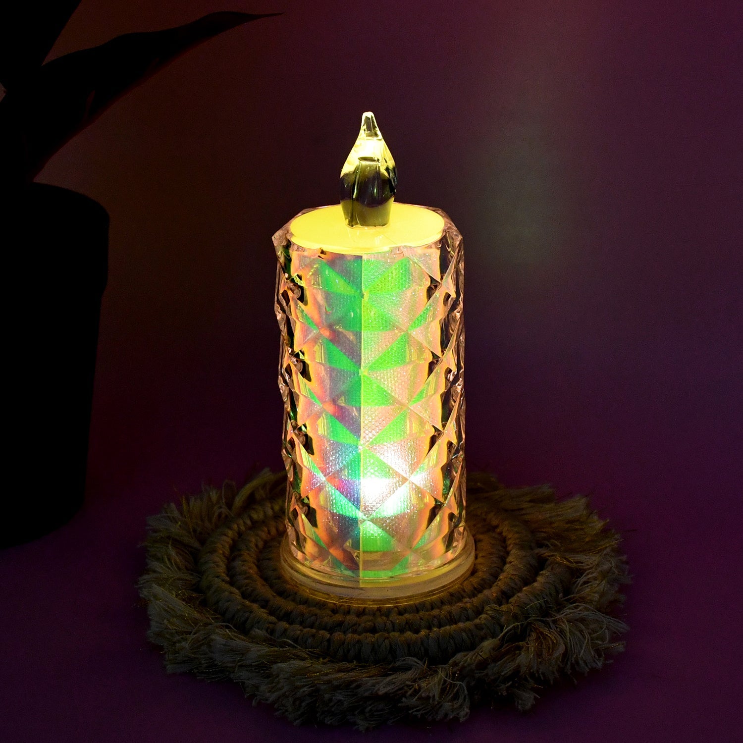 Decorative LED candles used for indoor festive lighting