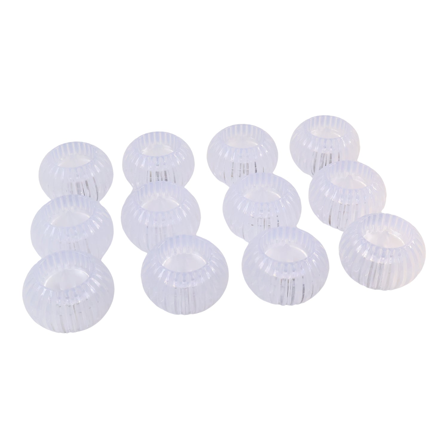 Reusable LED tealight candles with crystal-effect design for festive décor