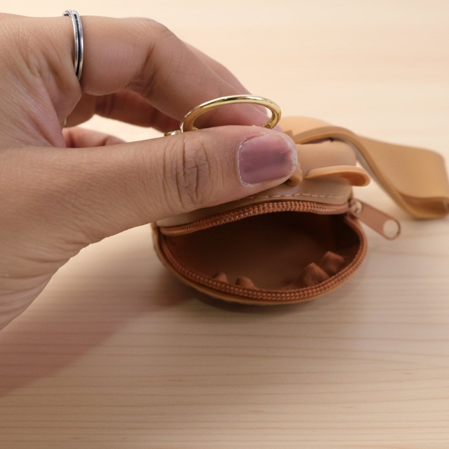 Lightweight silicone mini pouch ideal for daily carry