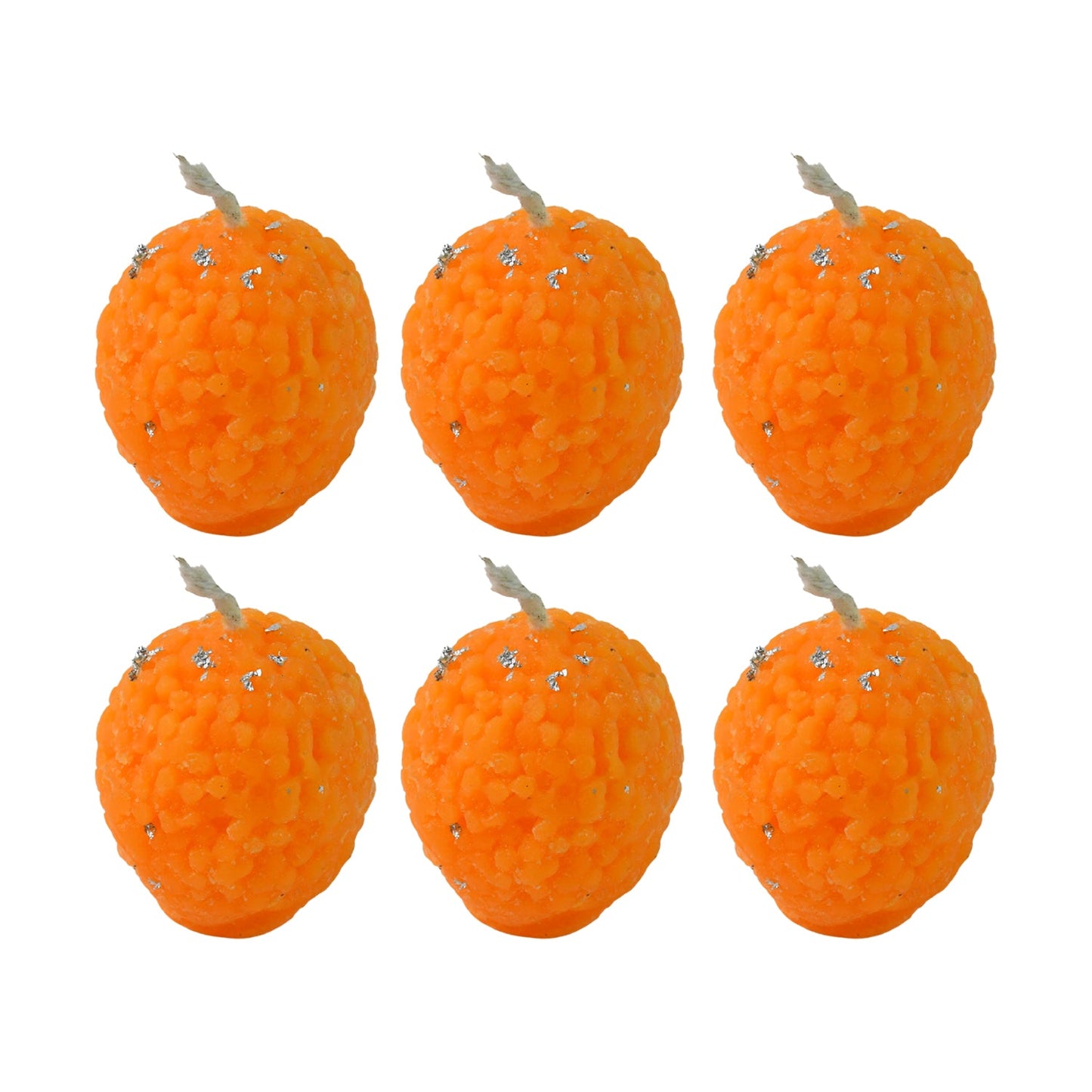 Decorative laddu-style wax candles perfect for Diwali and festive home decor