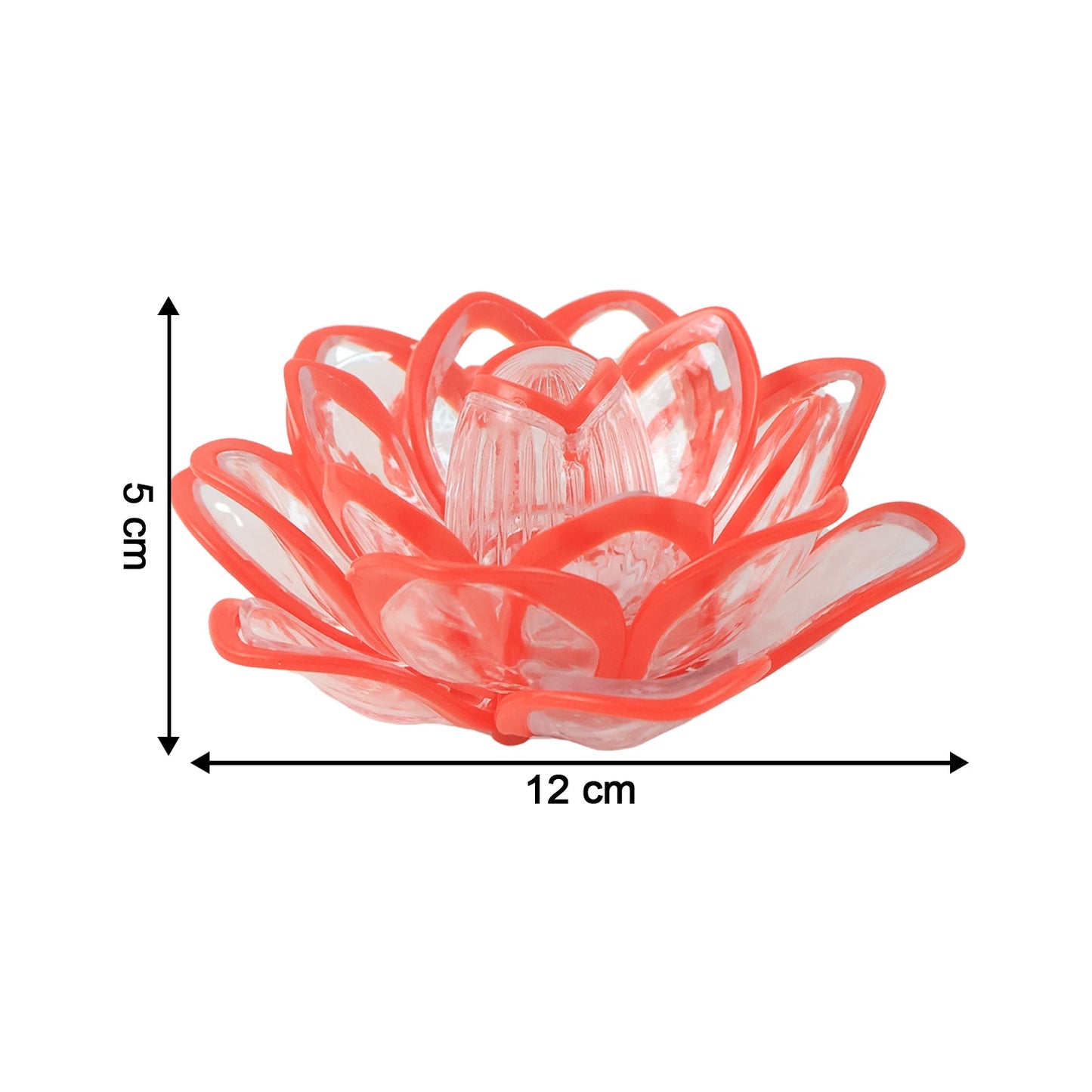 Warm flickering effect of lotus shaped LED flameless decorative candles set
