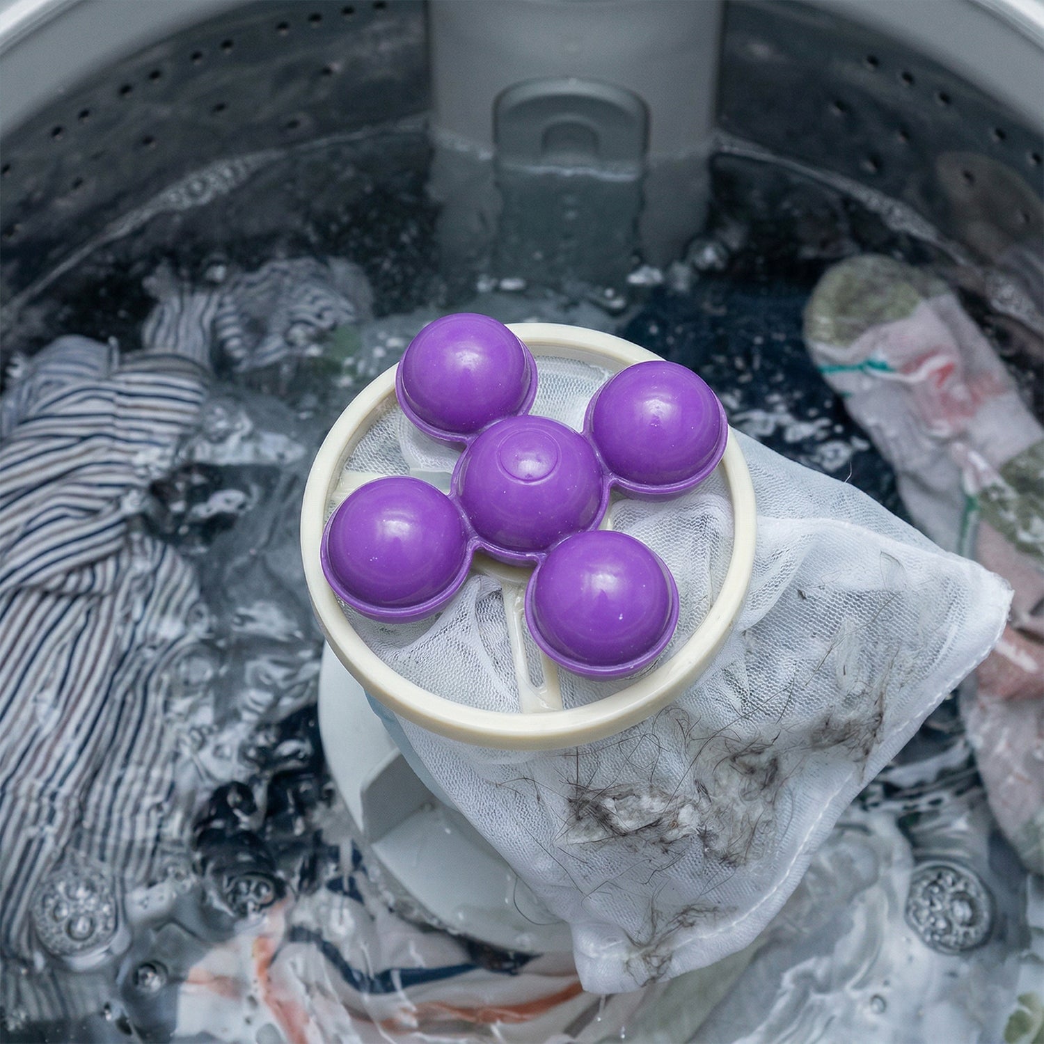 Clothes hair remover laundry ball for effective cleaning