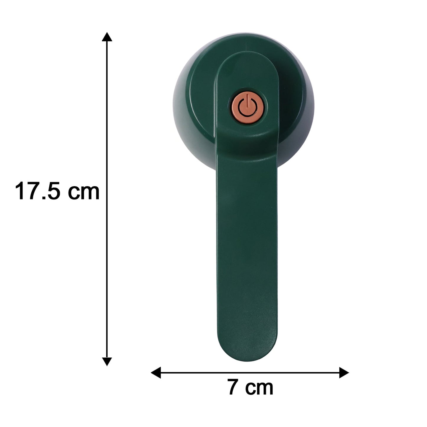 Lightweight handheld electric lint remover for travel and home