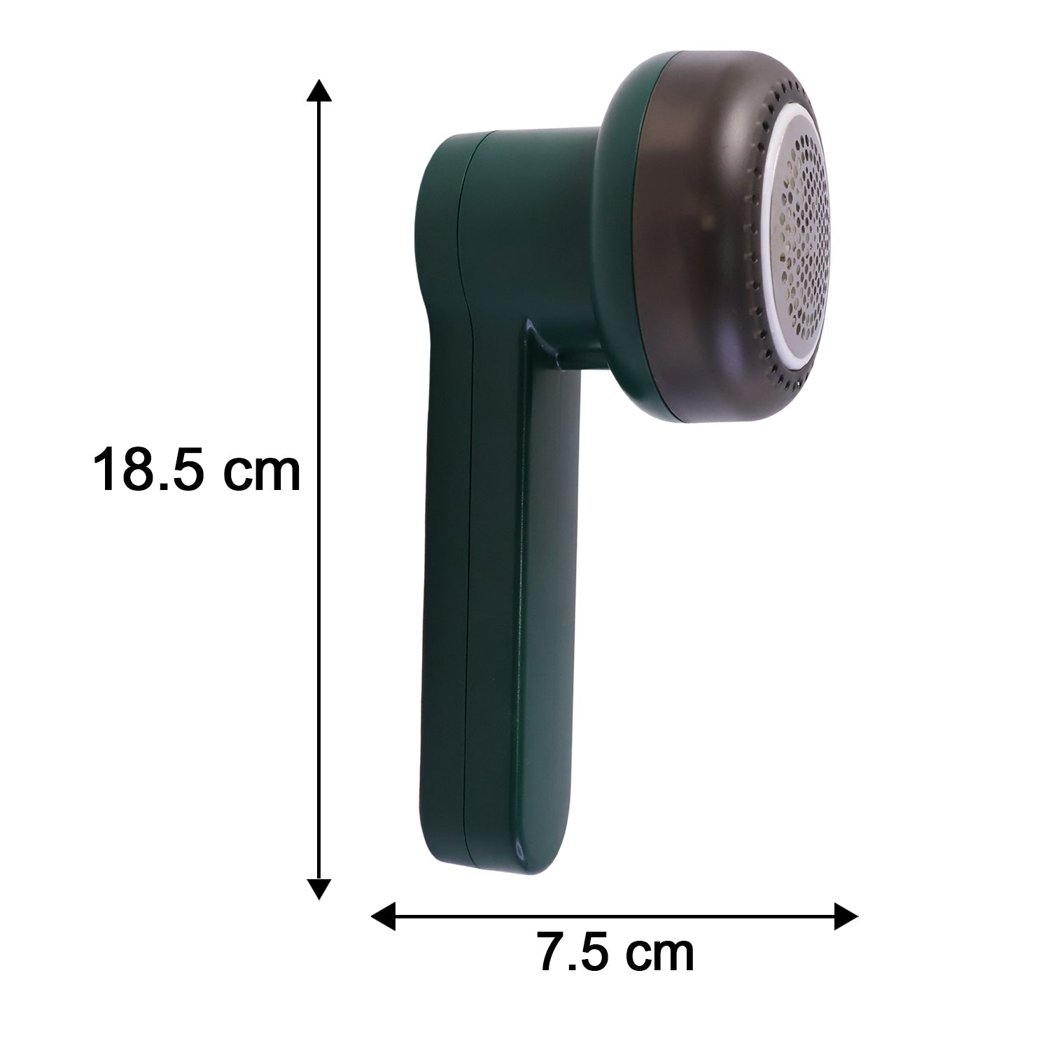 Size comparison of electric lint remover