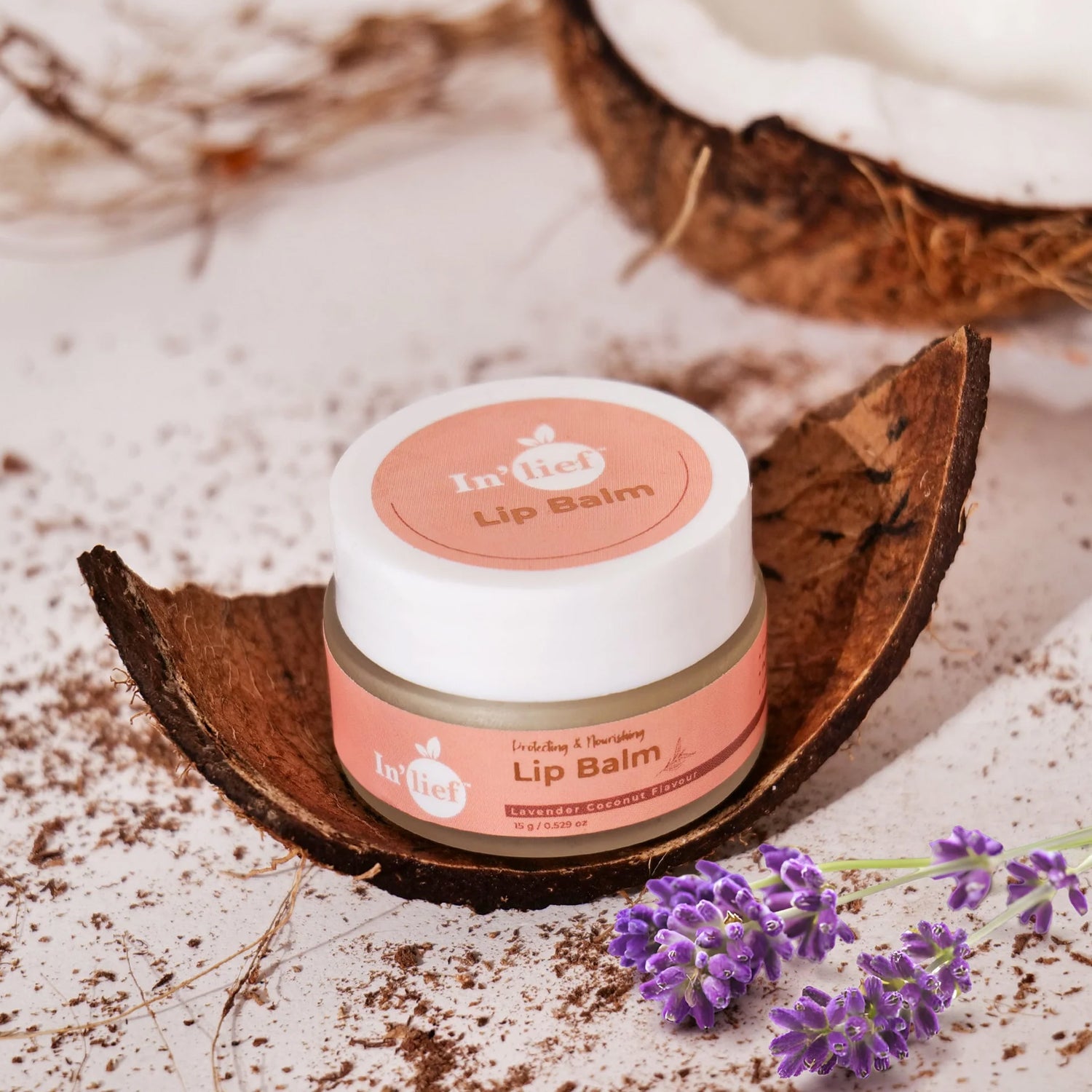 In'lief hydrating lip balm tube for moisturizing and nourishing lips