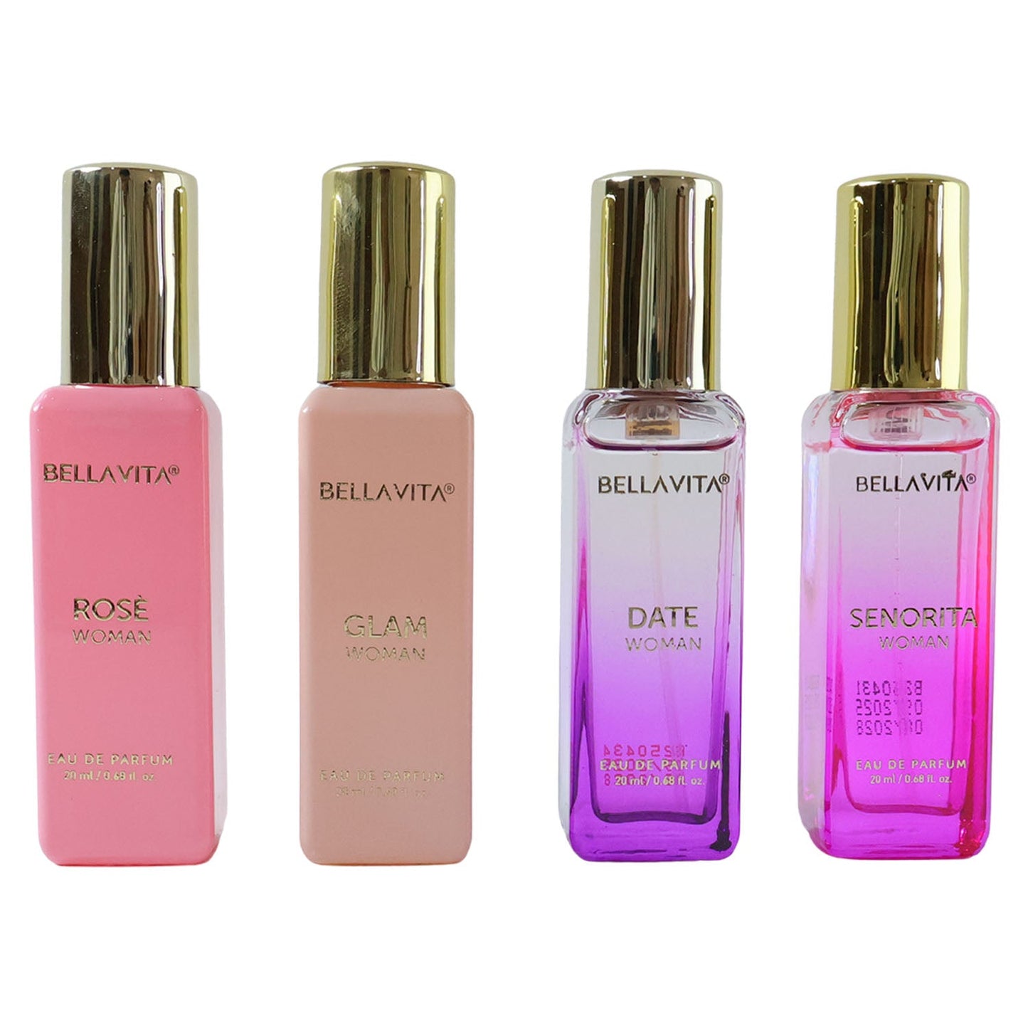 Pocket-sized women’s perfume set, ideal for travel and daily use