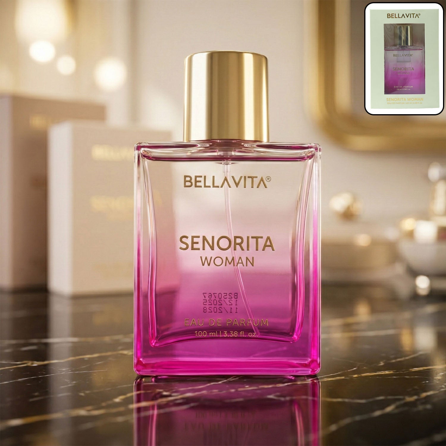 Luxury floral fruity perfume bottle for women