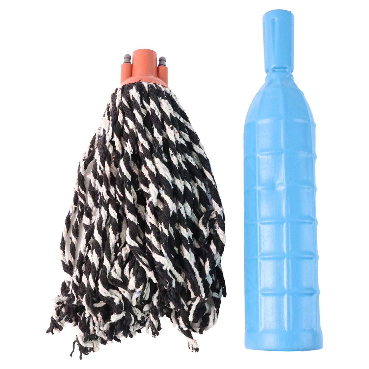 Angled view of the Cotton Mop Refill, emphasizing its absorbent cotton yarn.