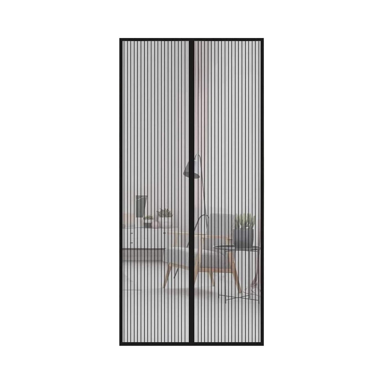 Magic Mesh screen door installed on a home door frame