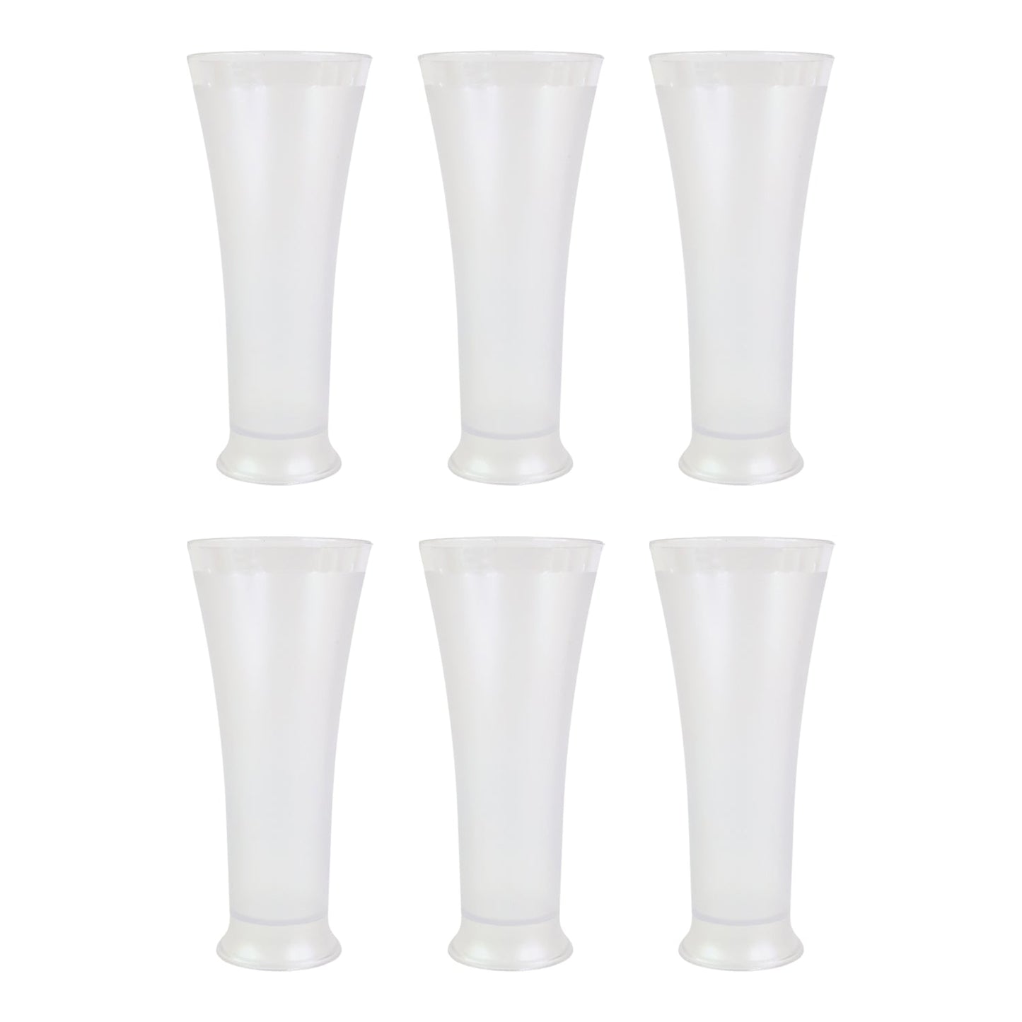 Elegant and sturdy plastic drinkware set with a non-slip matt texture