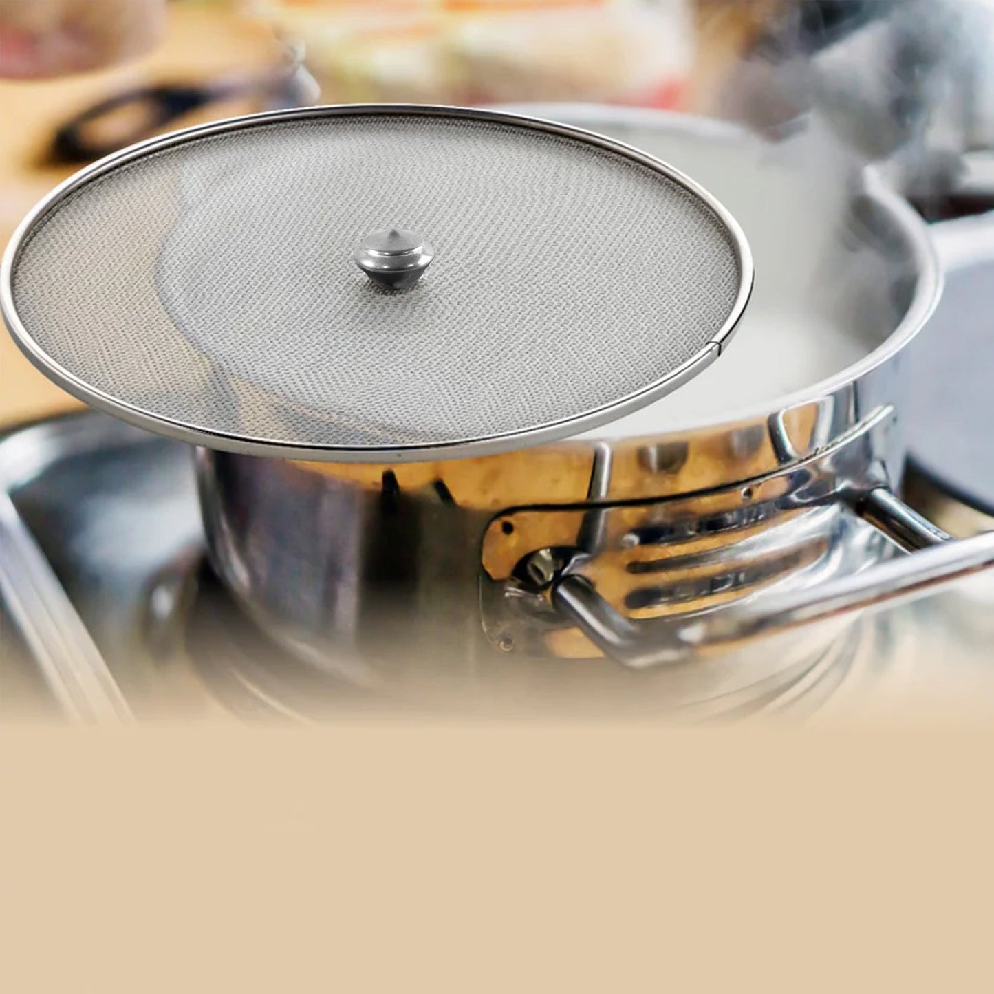 Multi-purpose kitchen fine mesh food net cover for serving