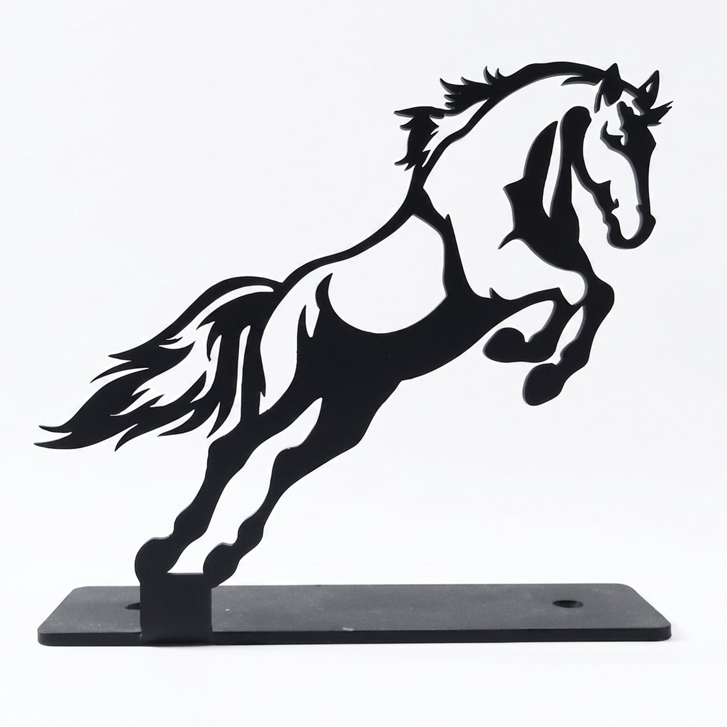 Elegant horse figurine sculpture for workspace or living room