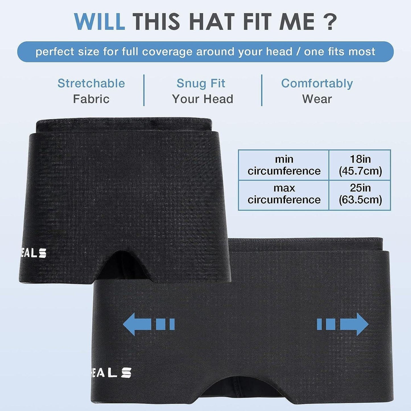 Gel therapy head wrap for hot and cold migraine treatment