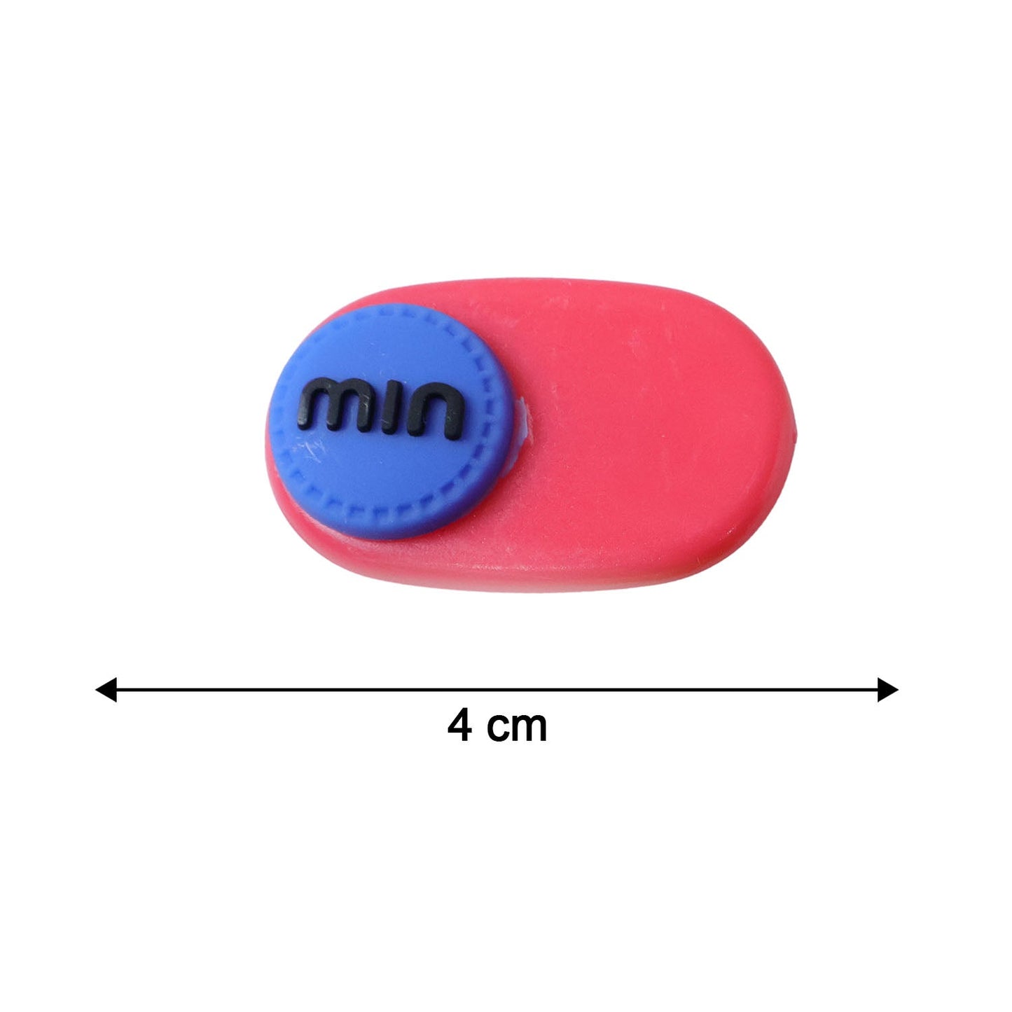 Size dimension chart for decorative hair clip set