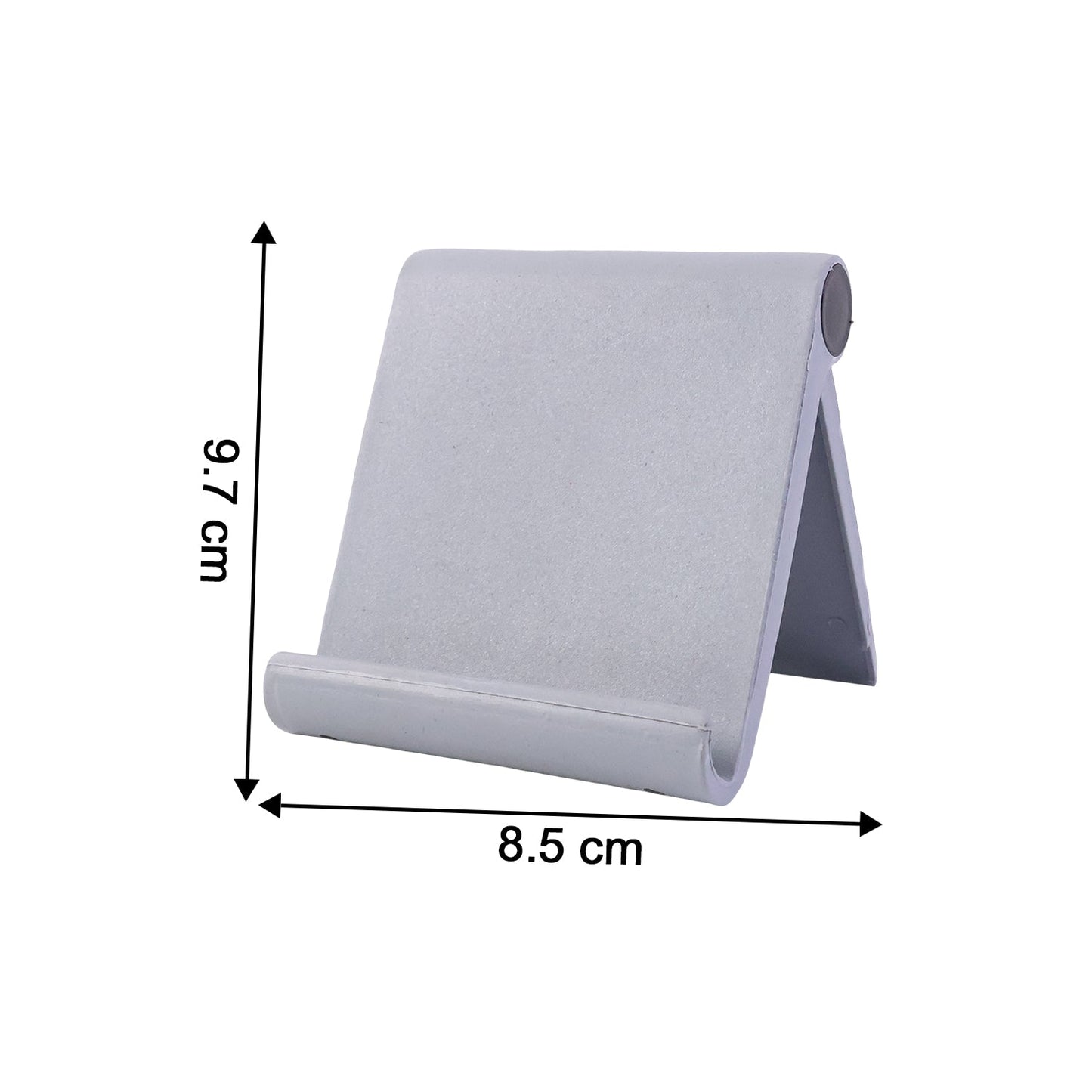Foldable desktop mobile stand folded flat for portability