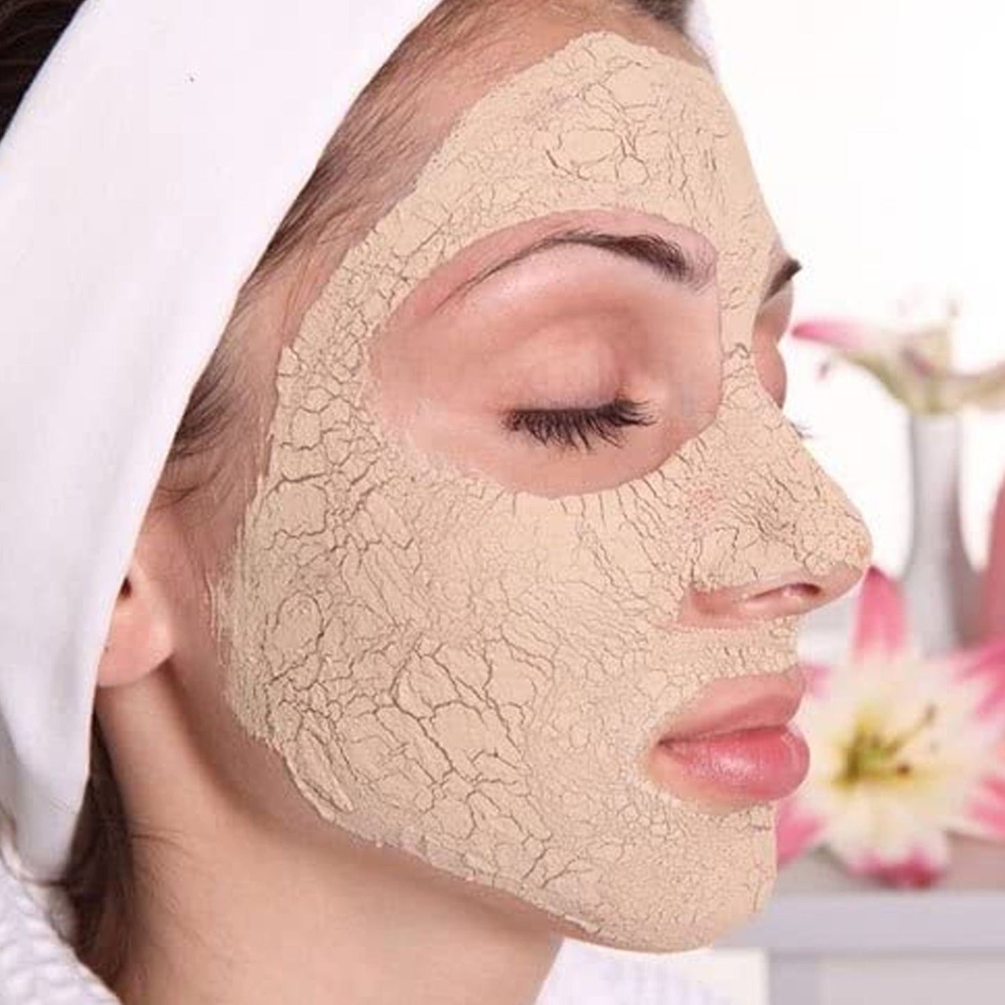 Natural fullers earth clay for skin care