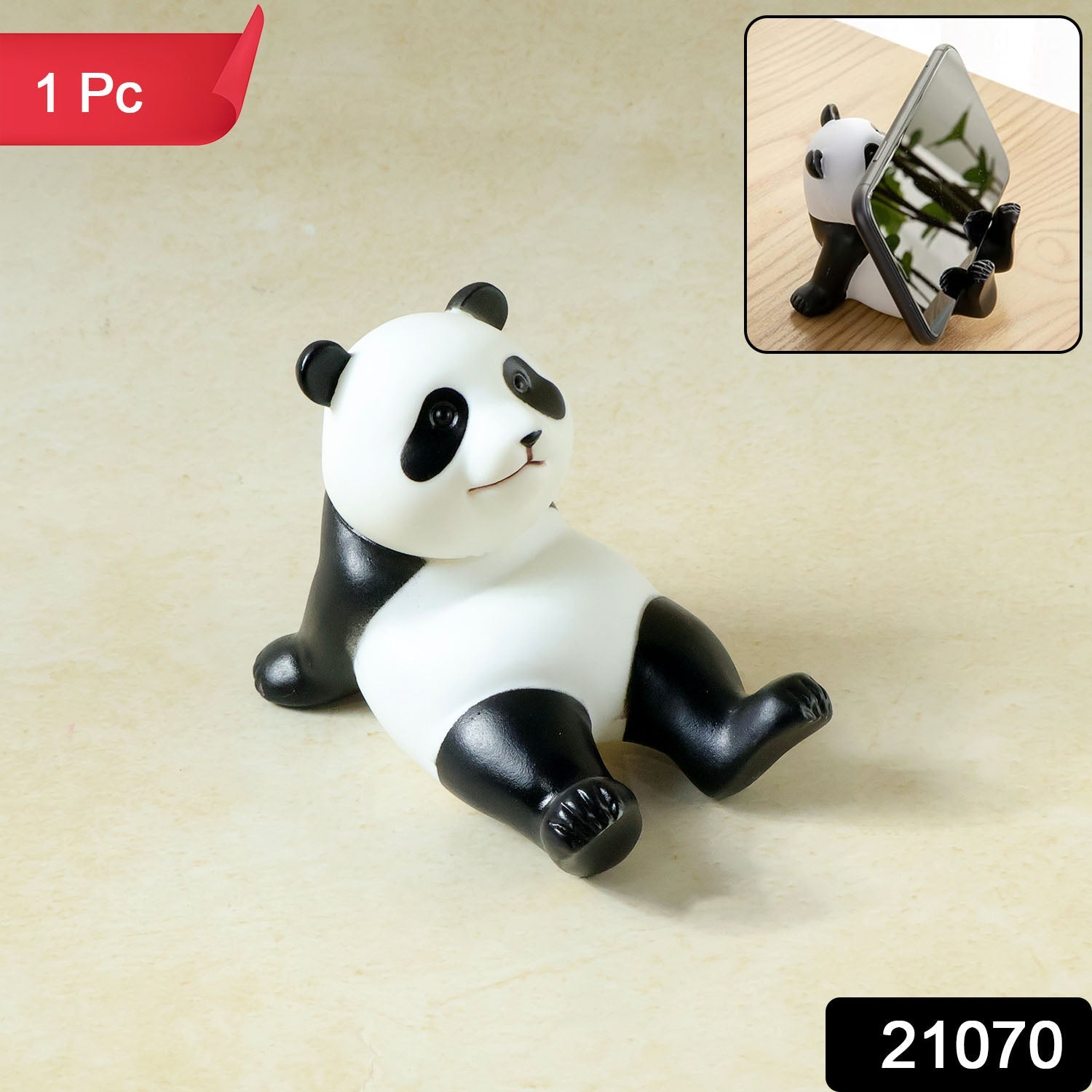 Adorable panda cartoon phone stand holder