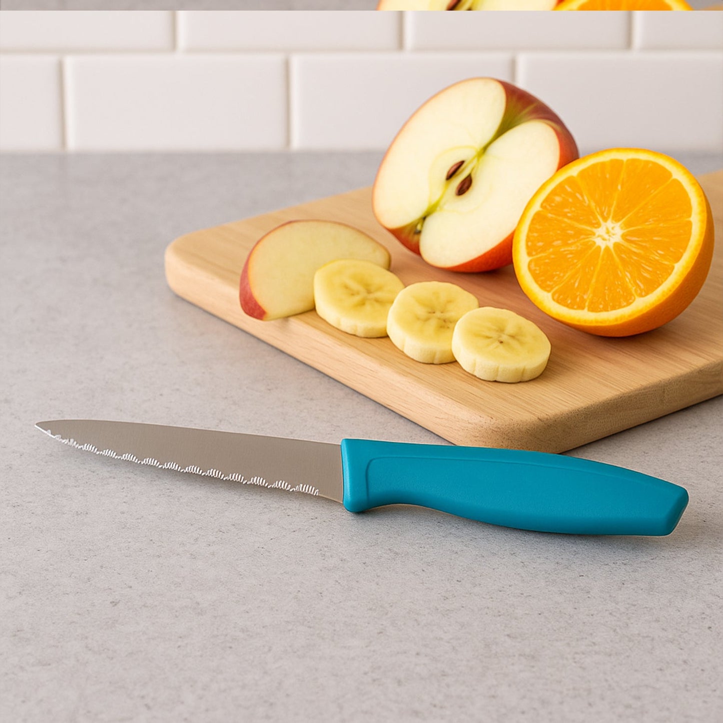 Supermom branded ergonomic kitchen paring knife