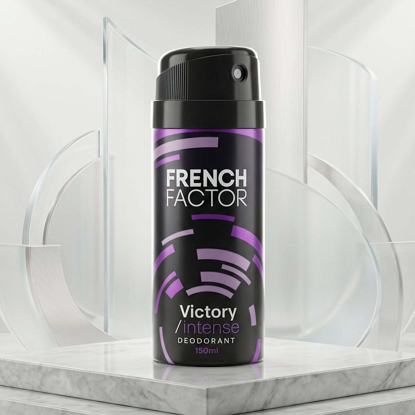 Men's deodorant body spray French Factor Victory in 150 ML bottle