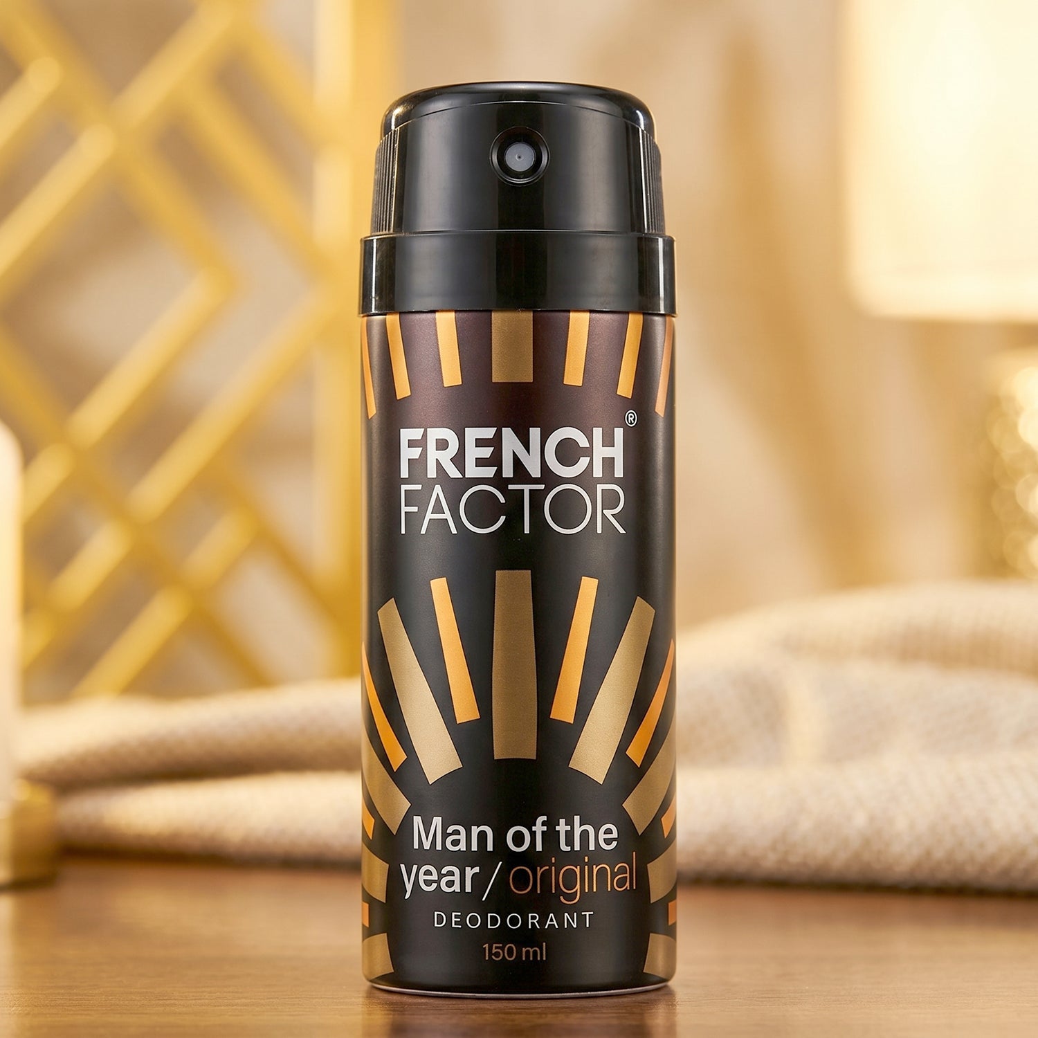 French Factor Gold deodorant spray for men