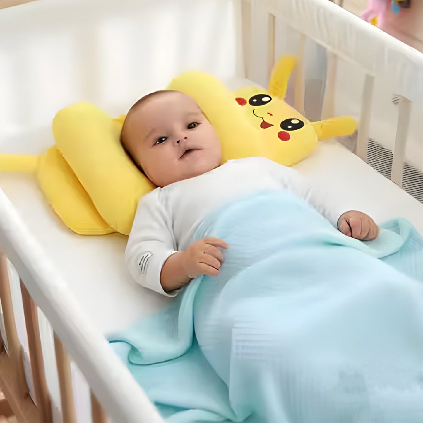Gentle support baby sliding pillow for infant comfort