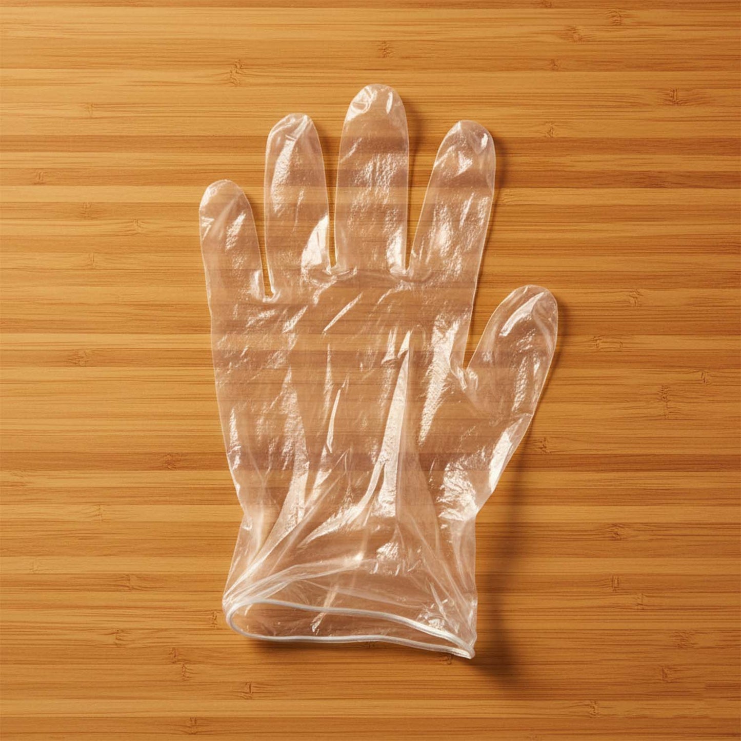 Disposable gloves transparent and lightweight material