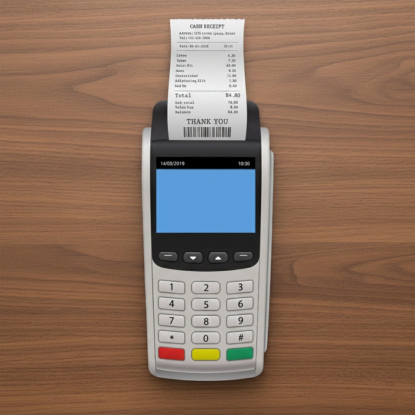 Direct thermal label roll compatible with label printers