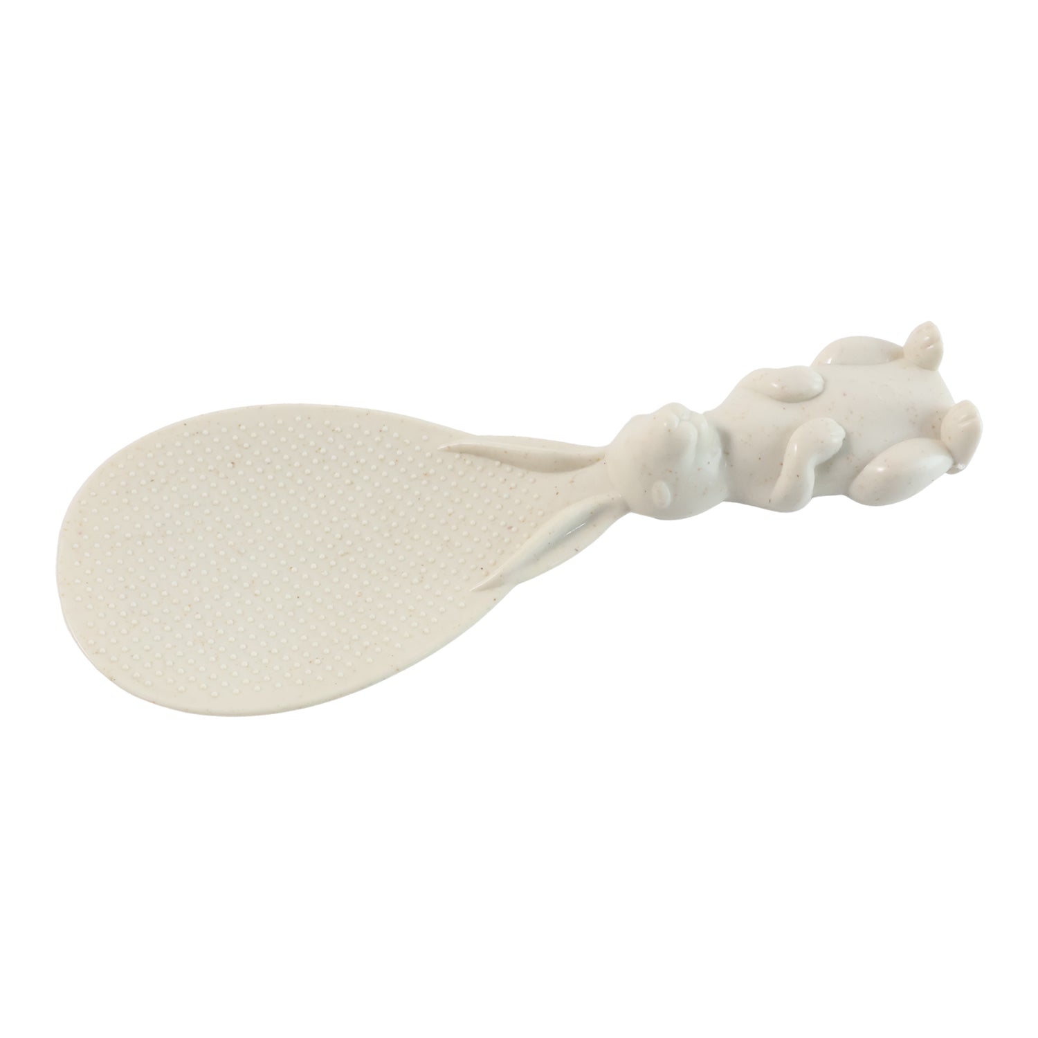 Detailed close-up showing textured non-stick spoon surface
