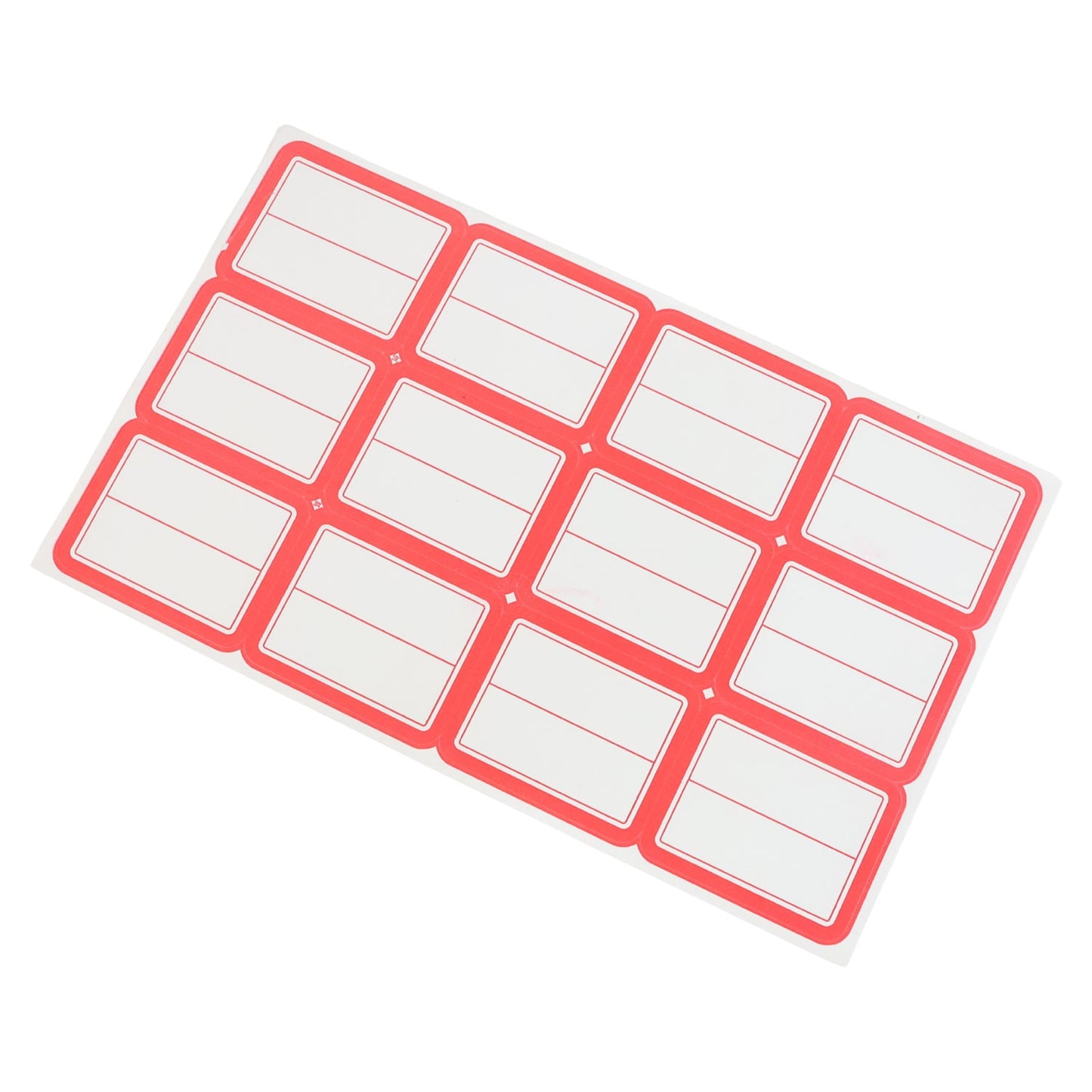 Sheet displaying multiple jar label stickers ready to use