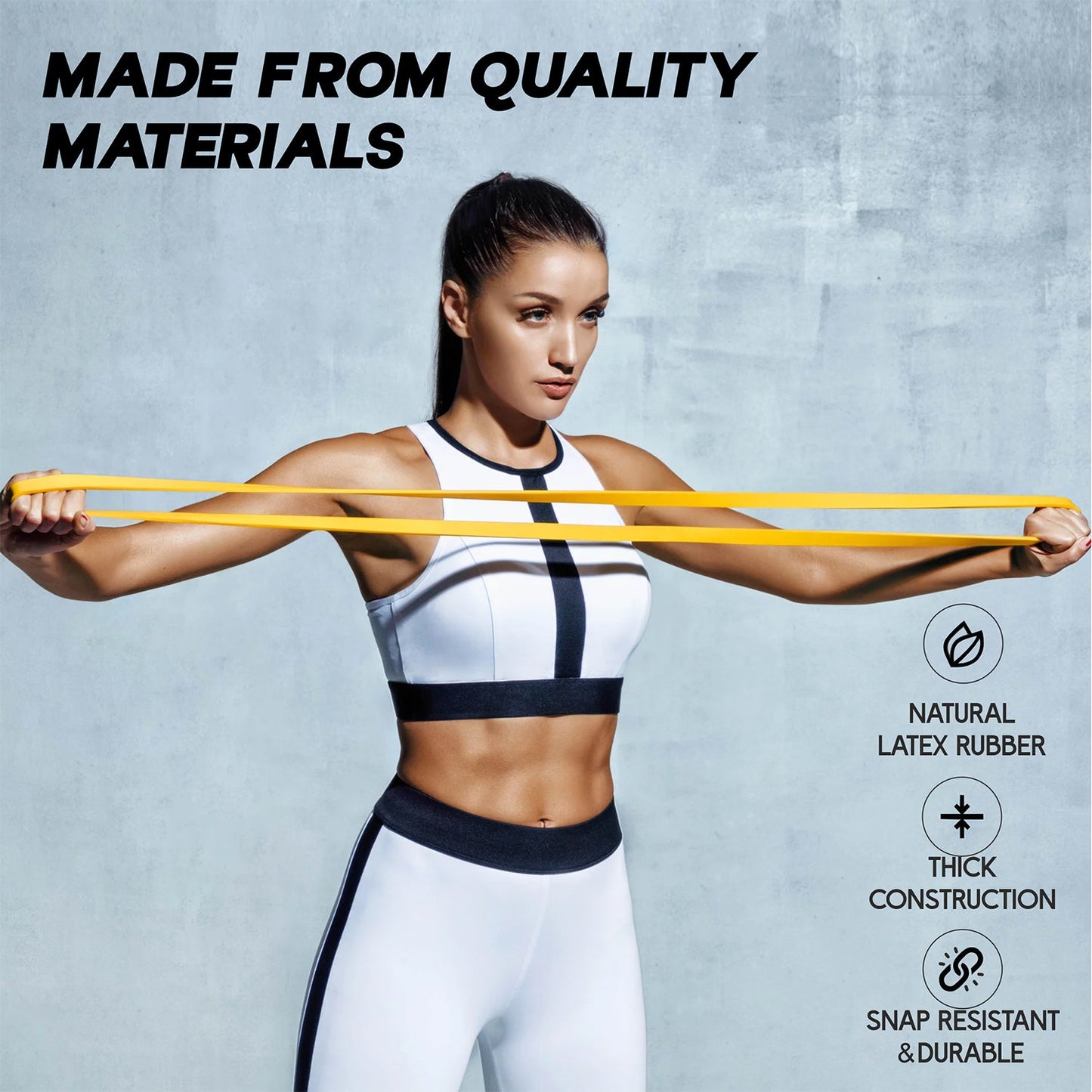 Resistance Loop Band used in strength training and physiotherapy routines