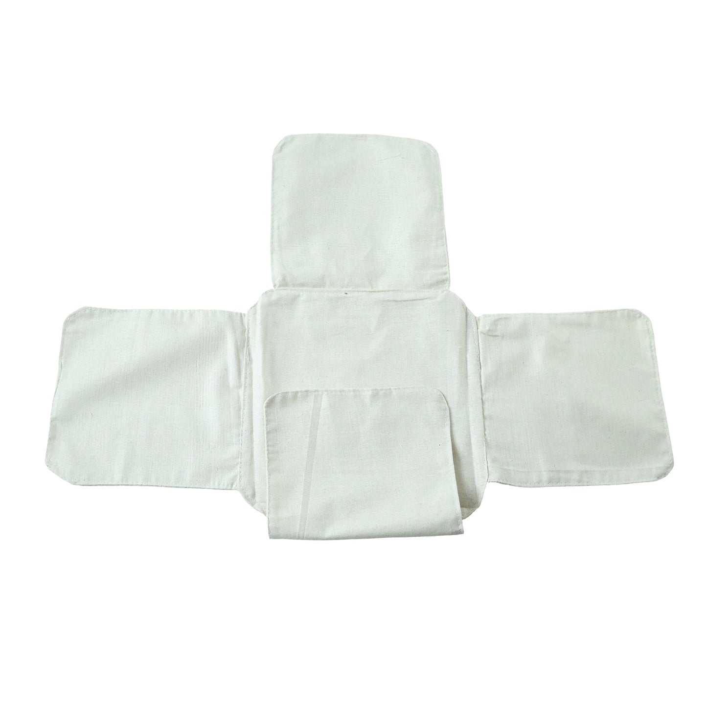 Cotton roti cover cloth placed on kitchen countertop for use
