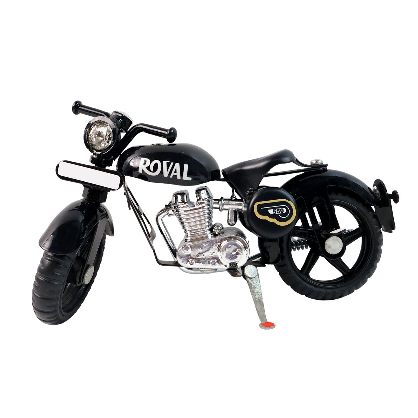 Stylish metal bullet bike miniature toy perfect for desk décor