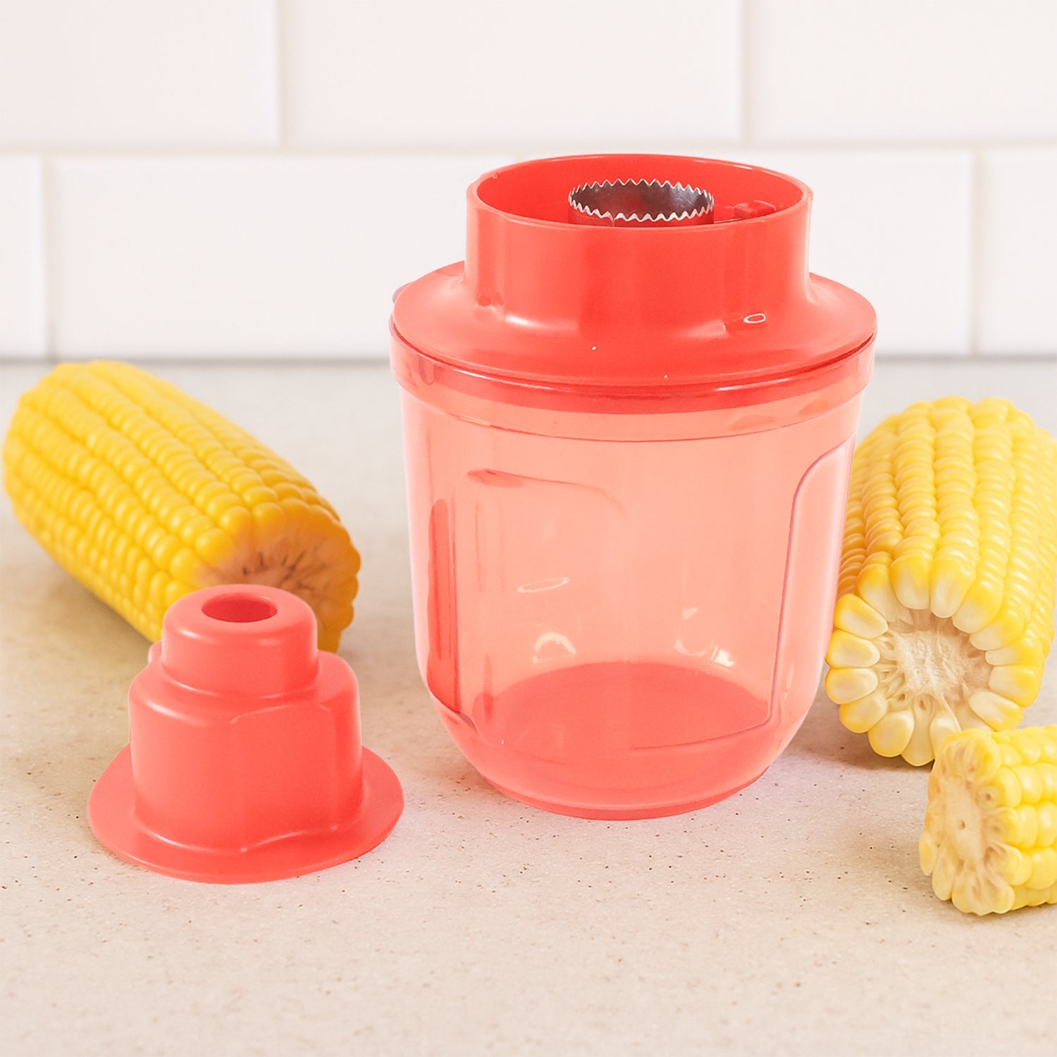 Supermom brand manual juicer and corn cutter kitchen tool
