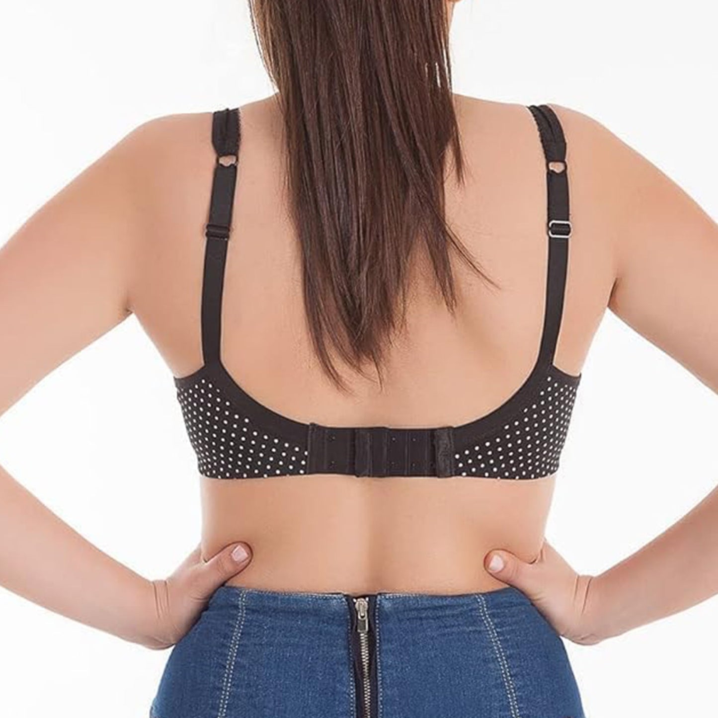 Flexible elastic and 2-hook design of bra extender set
