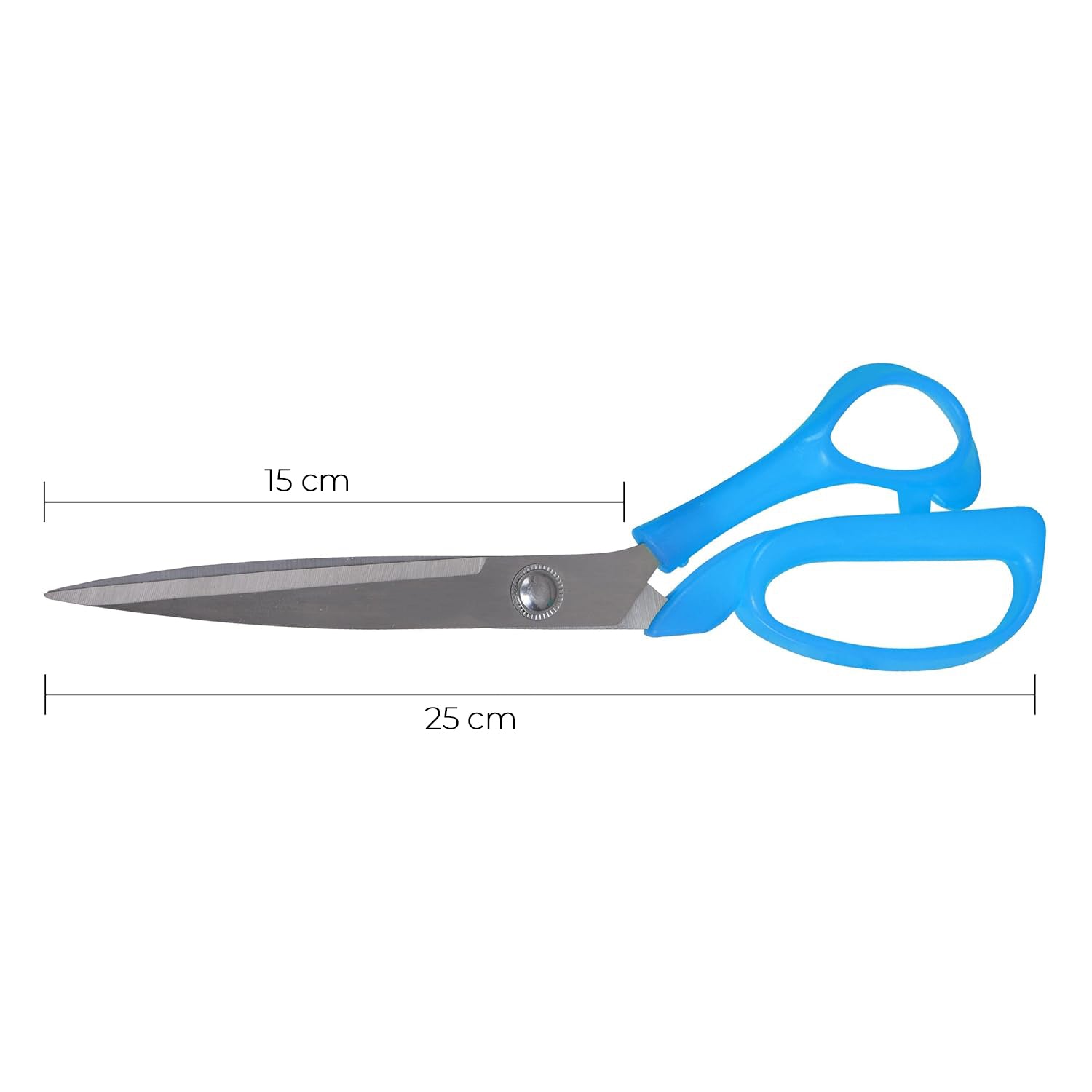 Extreme close-up showing the ultra-sharp edge of the Carbo Titanium stainless steel blades.