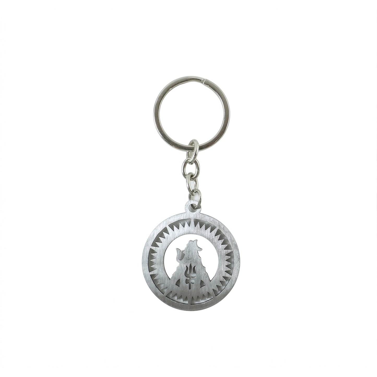 Stylish Mahakal keychain, lightweight and crafted from high-quality metal.