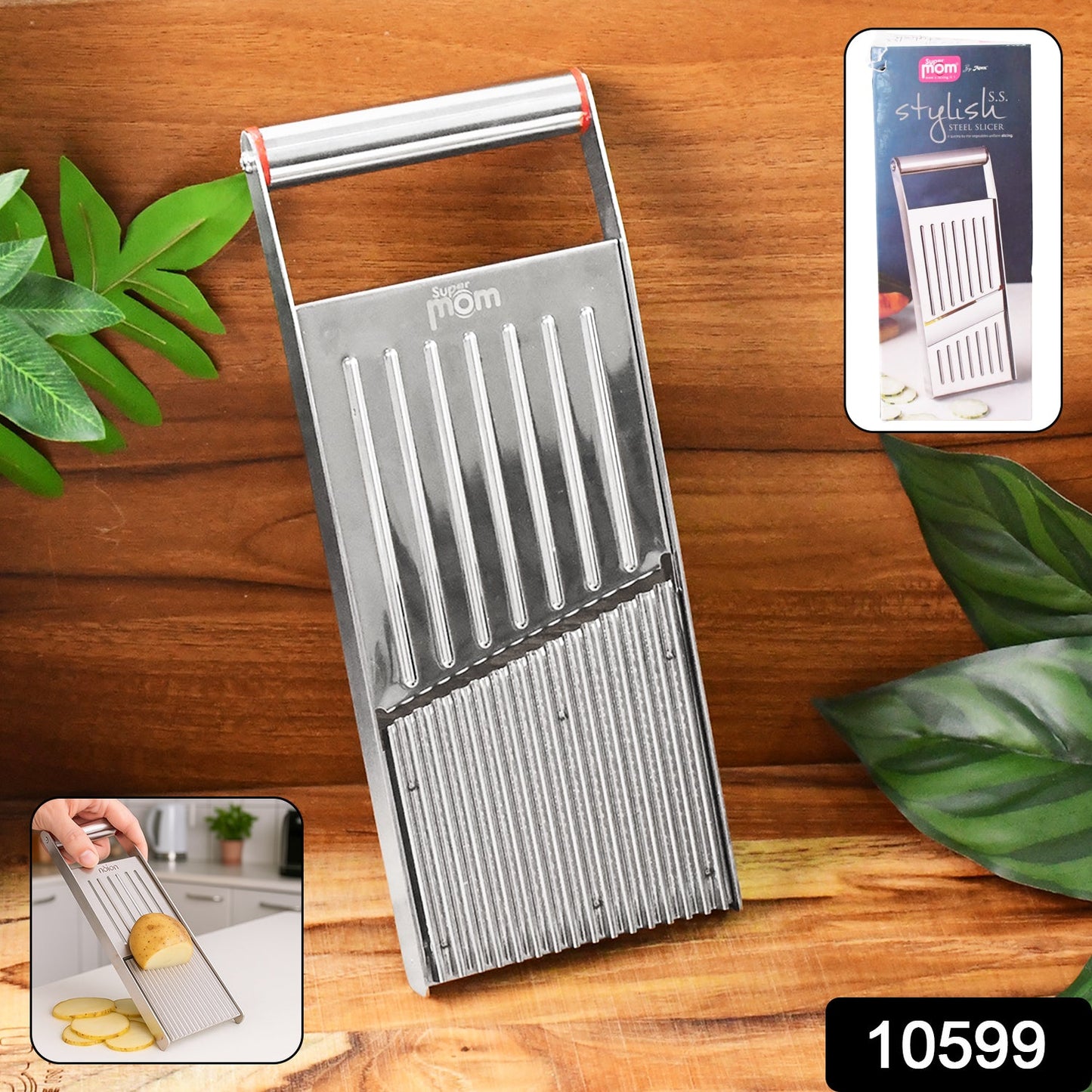 Durable stainless steel kitchen cutter ideal for slicing vegetables
