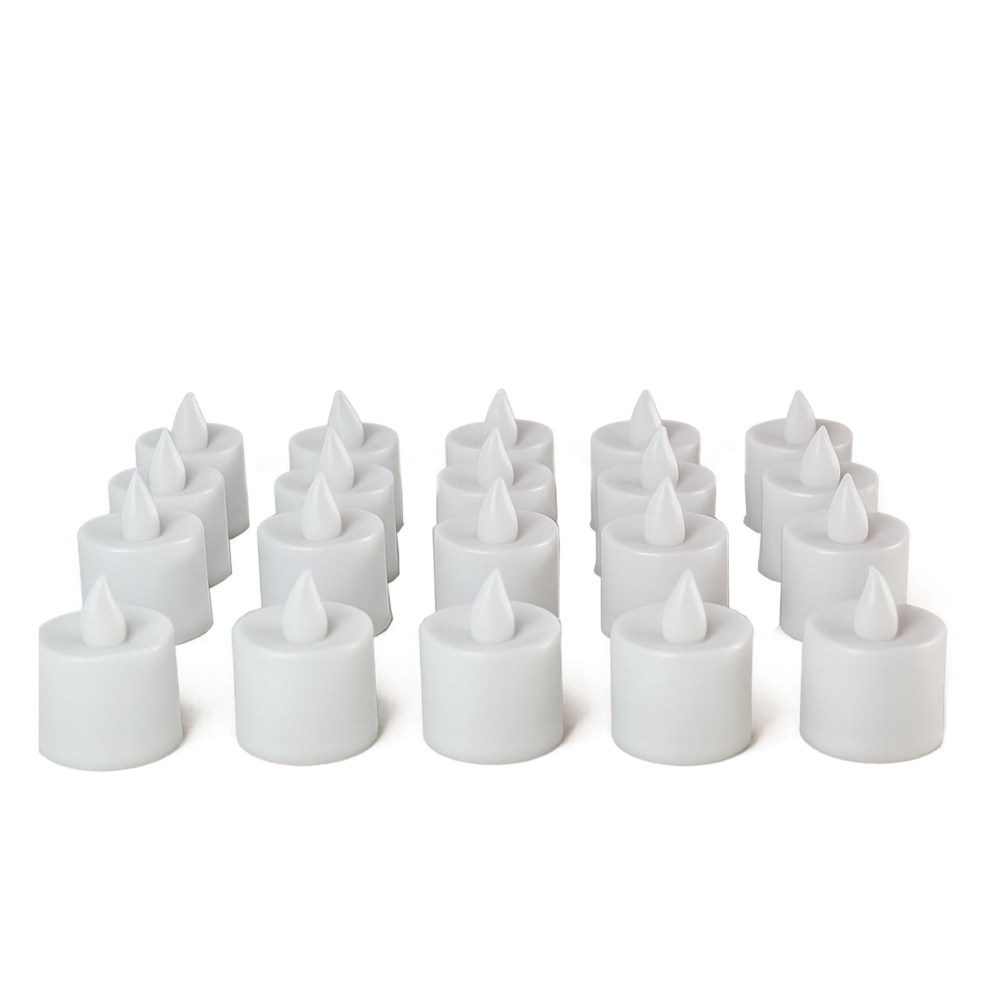 Reusable blue LED tea light candles with safe smokeless decorative light