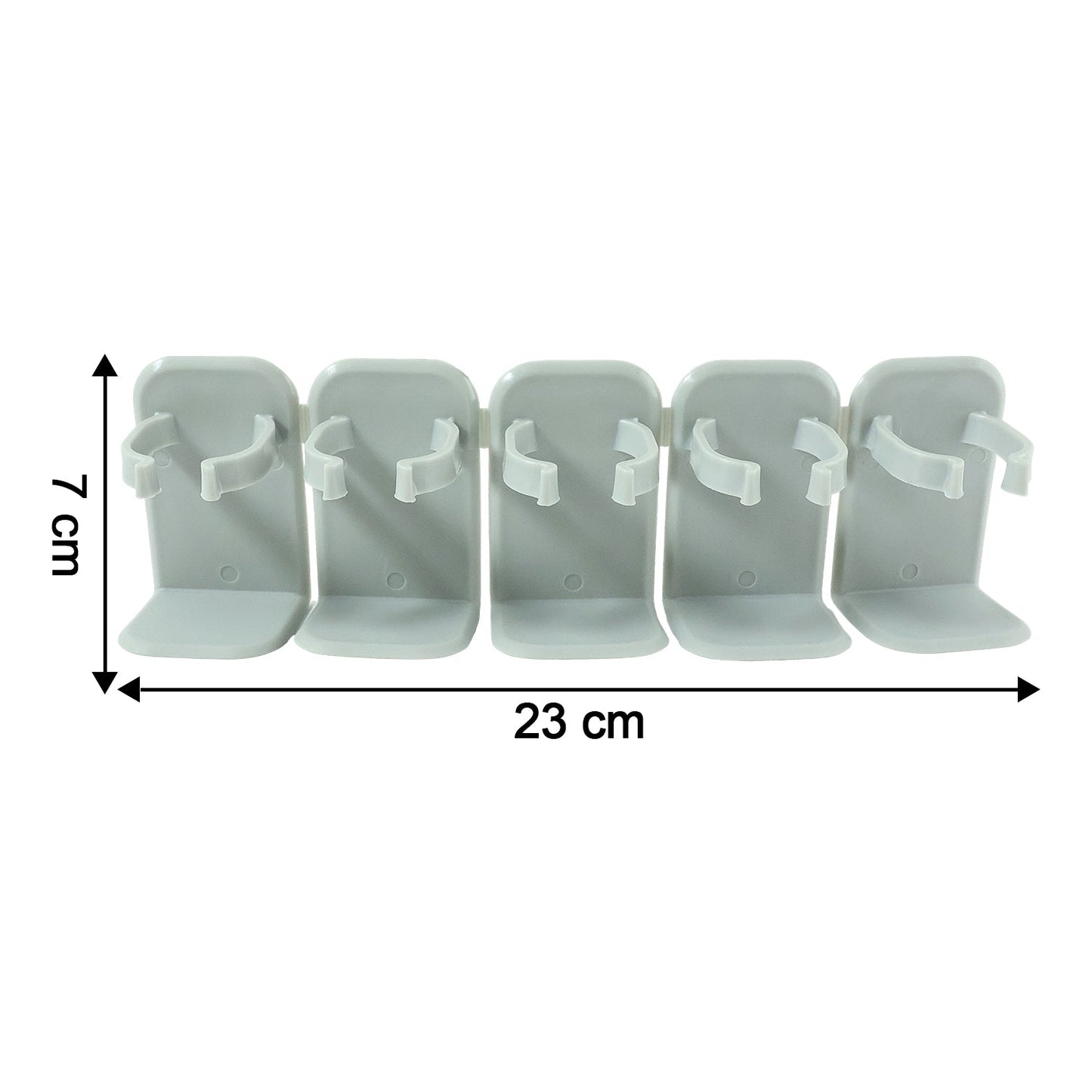 Wall mounted kitchen rack holding assorted spice jars