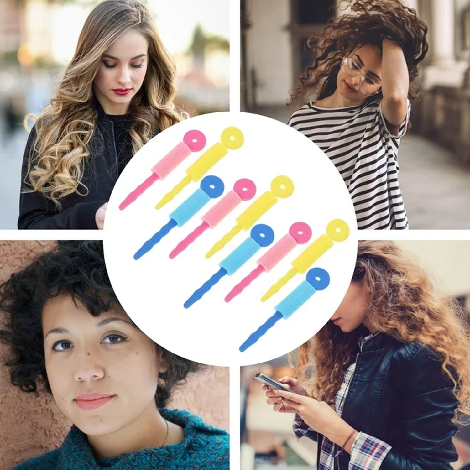 Easy to use soft foam hair curling rollers for daily styling