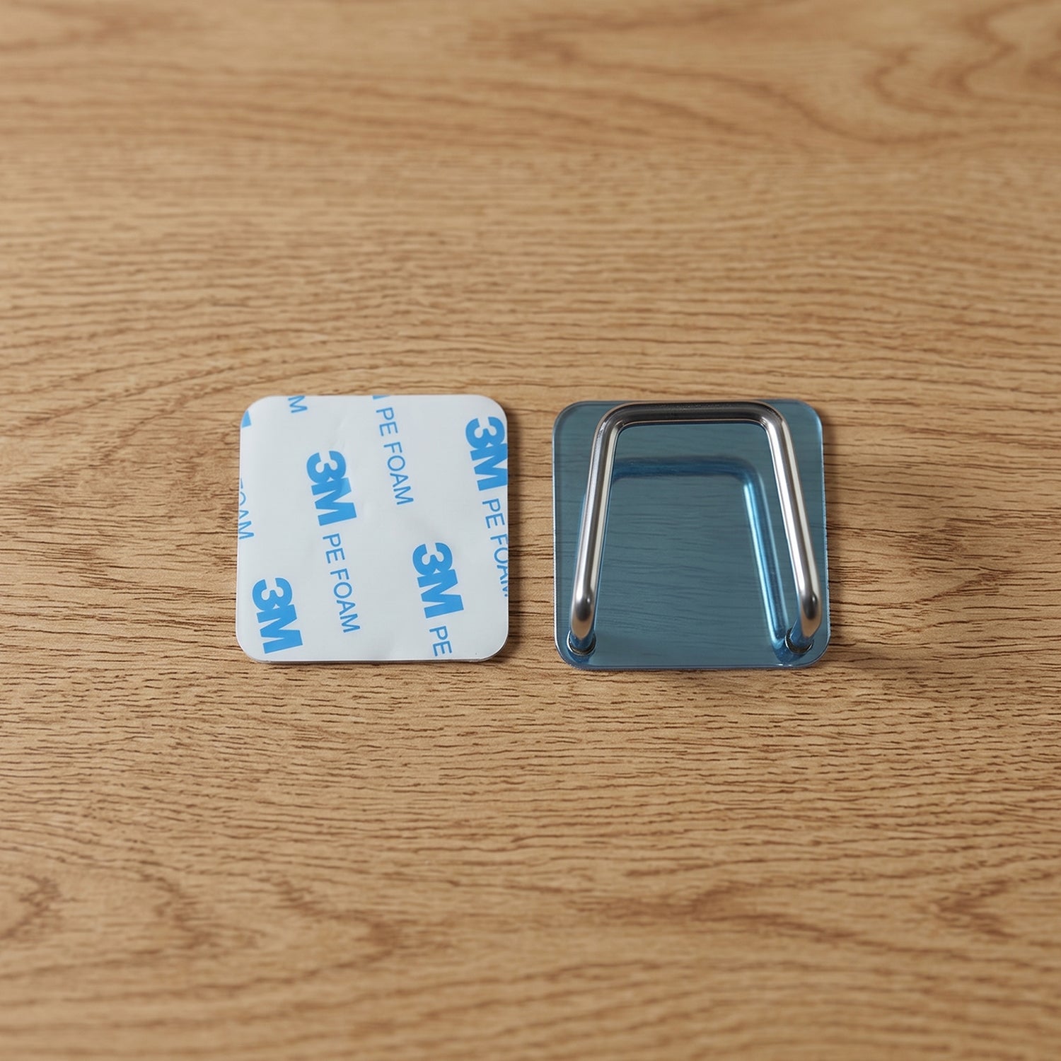 Wall-mounted stainless steel hook for utensils or attire