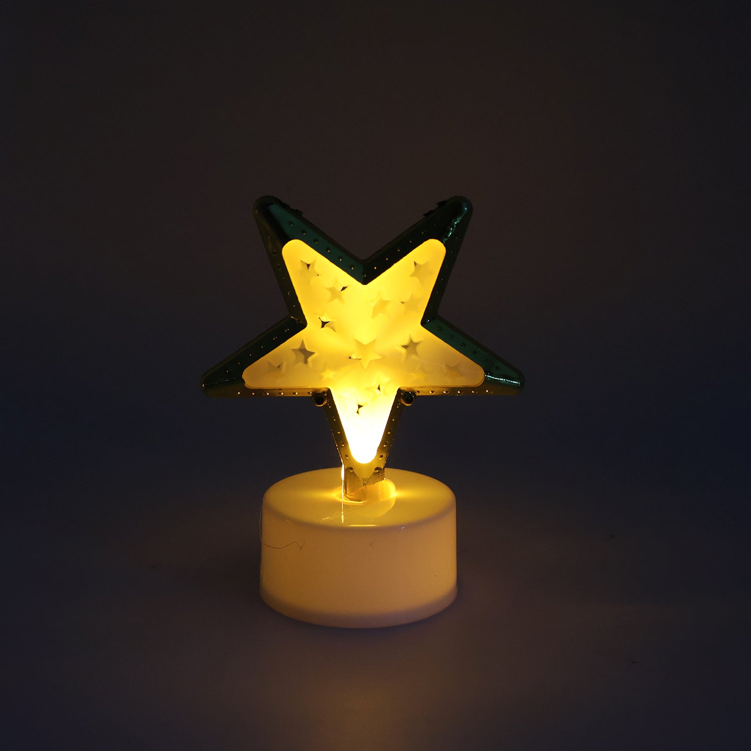 Star Shaped Flameless LED Candles displayed in a group for a decorative effect.