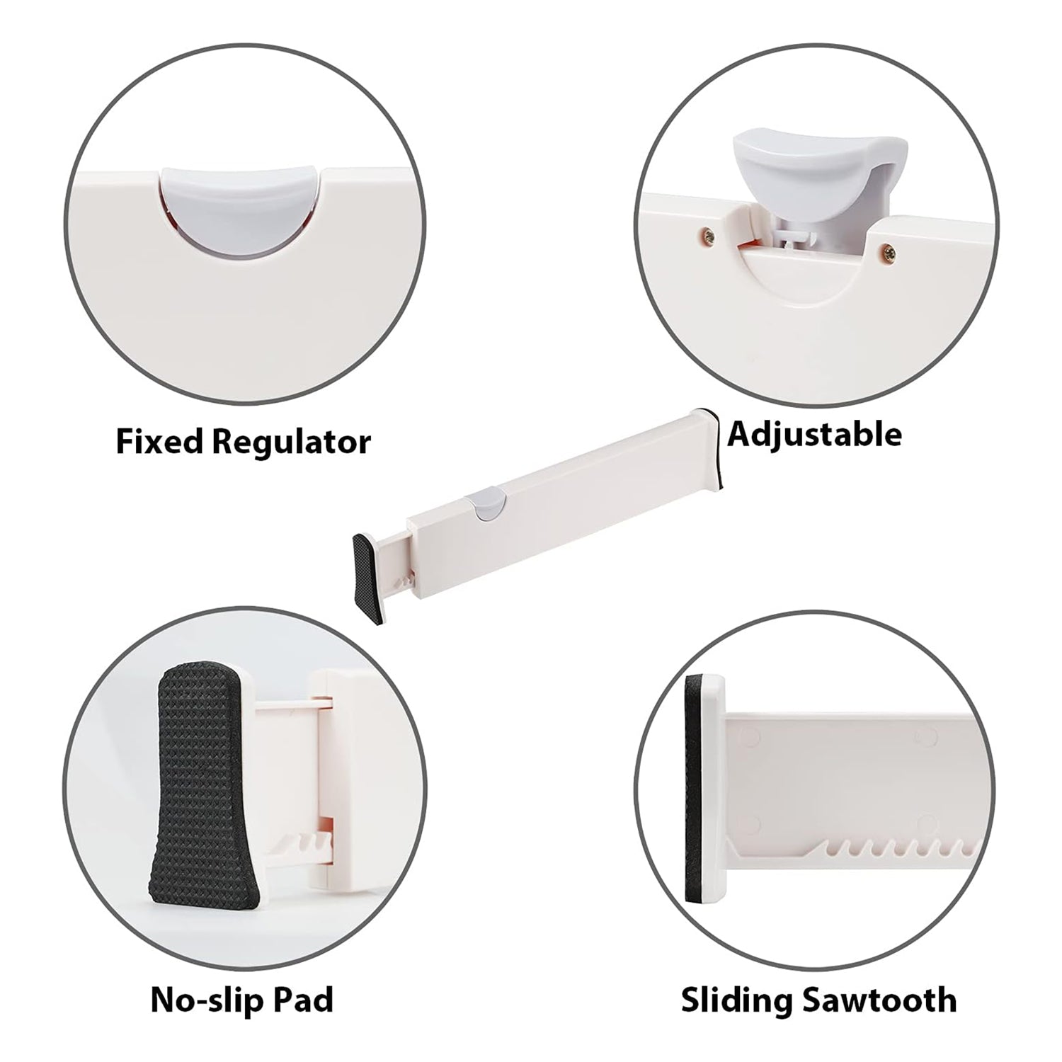 Compact and adjustable drawer divider organizing small household items