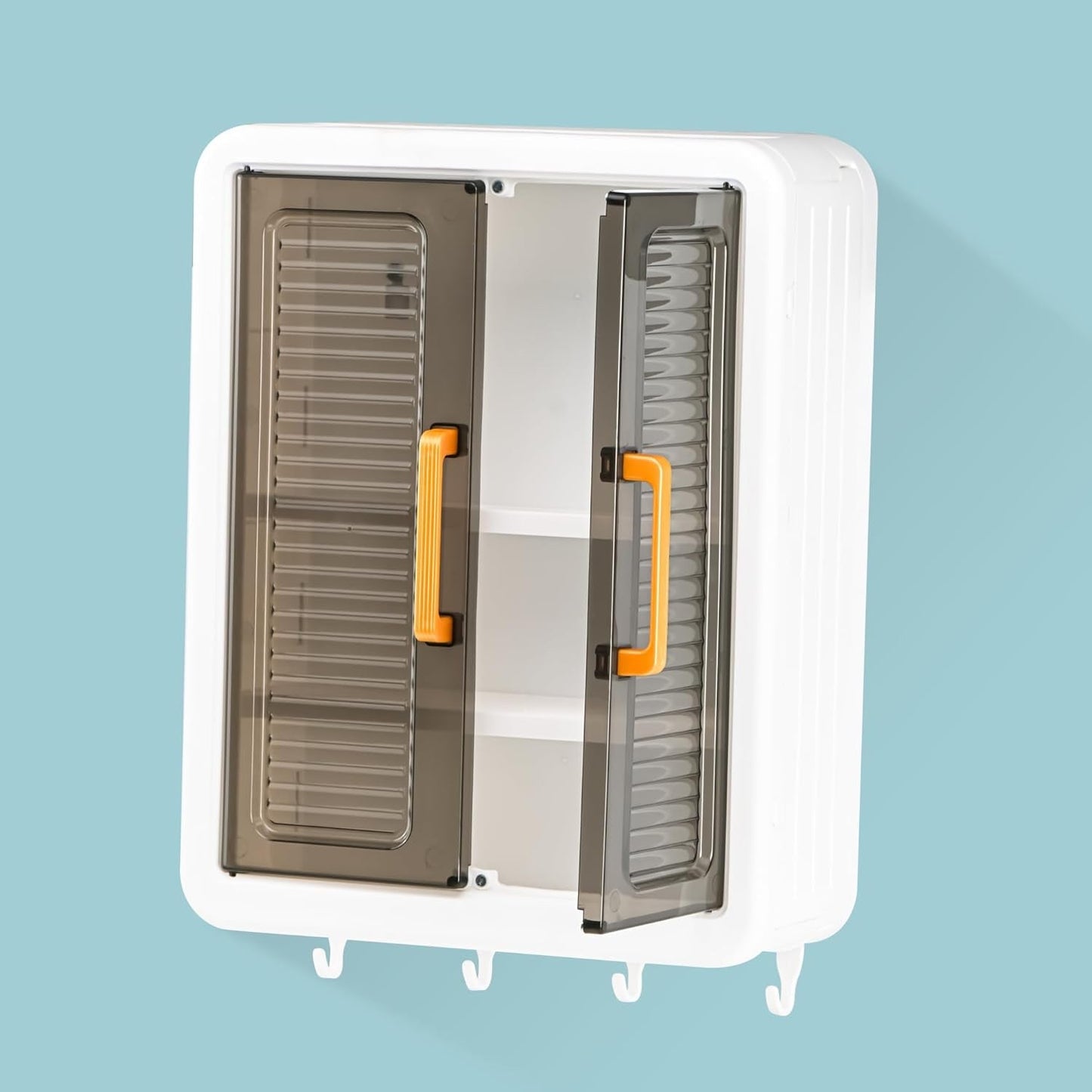 Front view of  wall-mounted kitchen storage cabinet