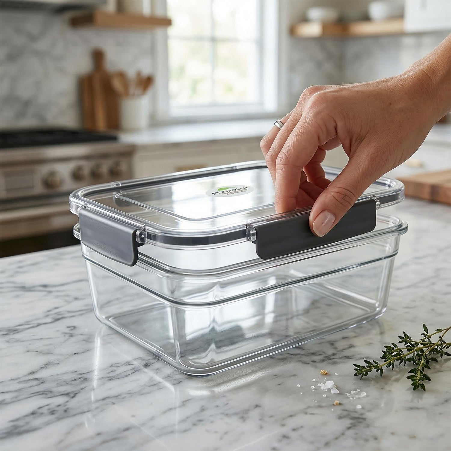 Airtight kitchen jars for dry snacks