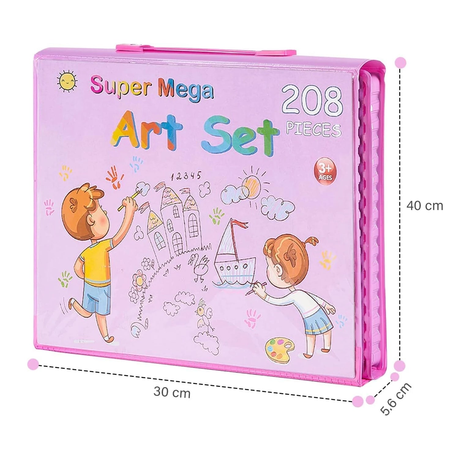 Multi-color art supplies and drawing tools